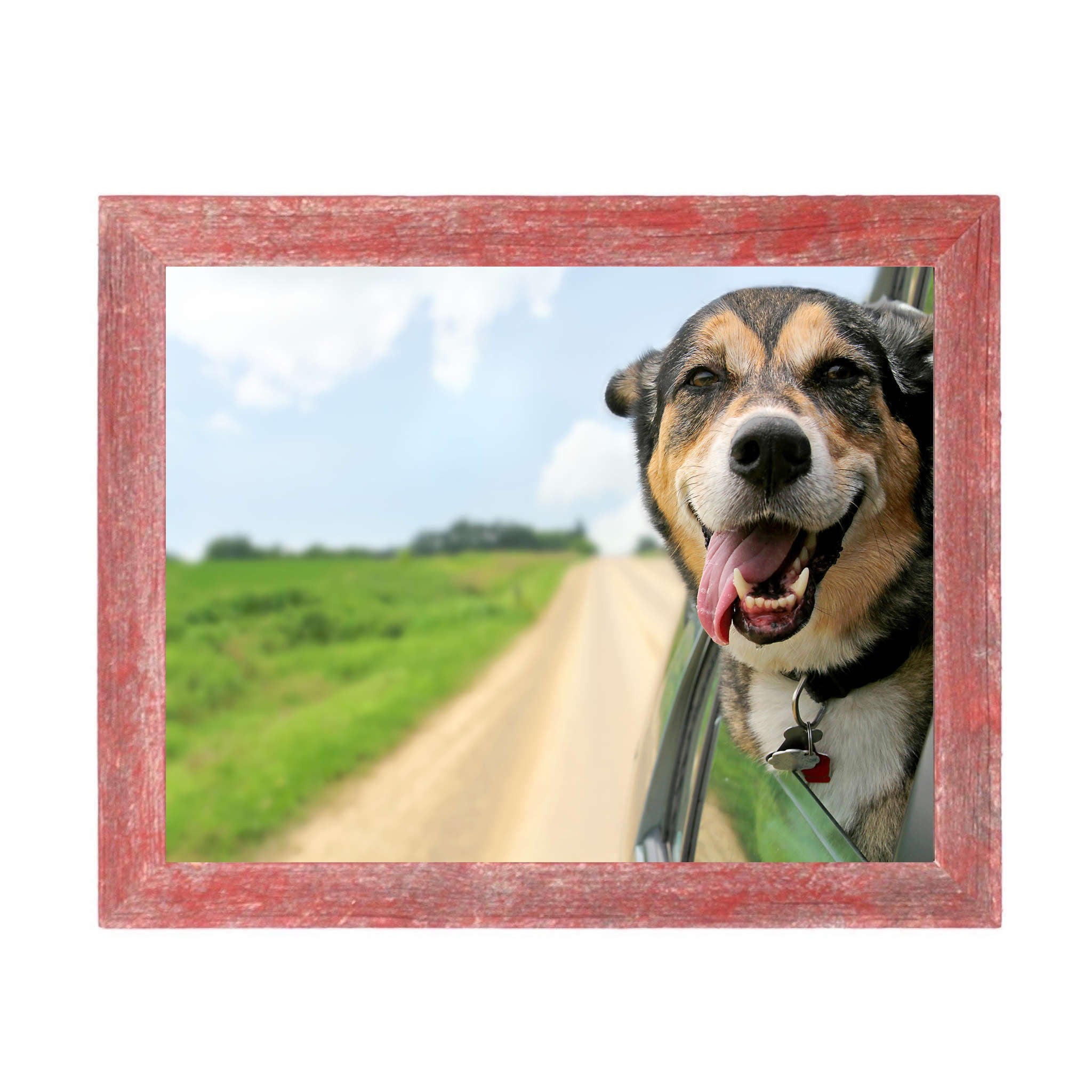 Rustic Farmhouse Red Wood Frame | 10