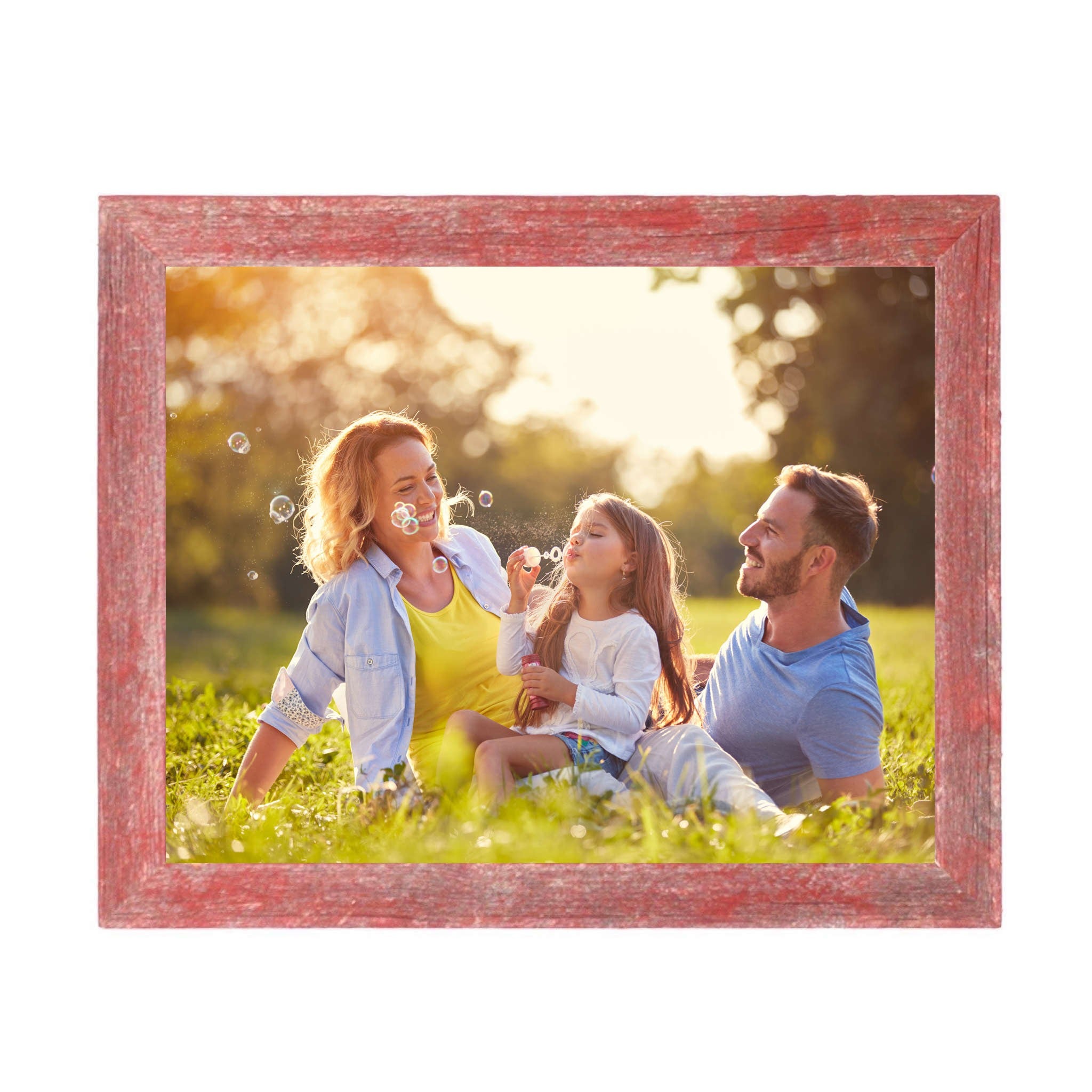 Rustic Farmhouse Red Wood Frame | 12