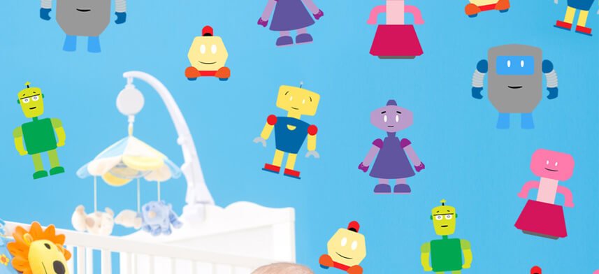 Robot Wall Decor Collection | Wallhogs
