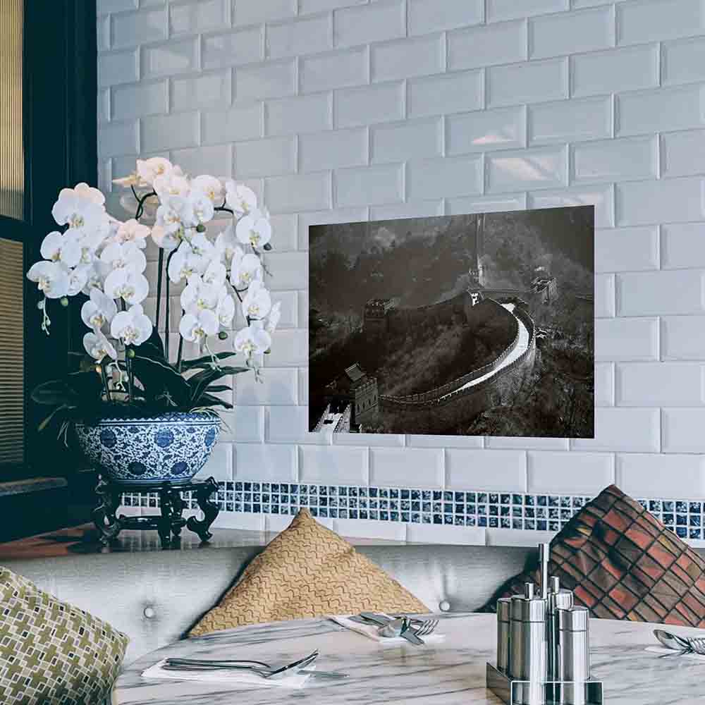 24 inch The Great Wall Decal Installed in Breakfast Area