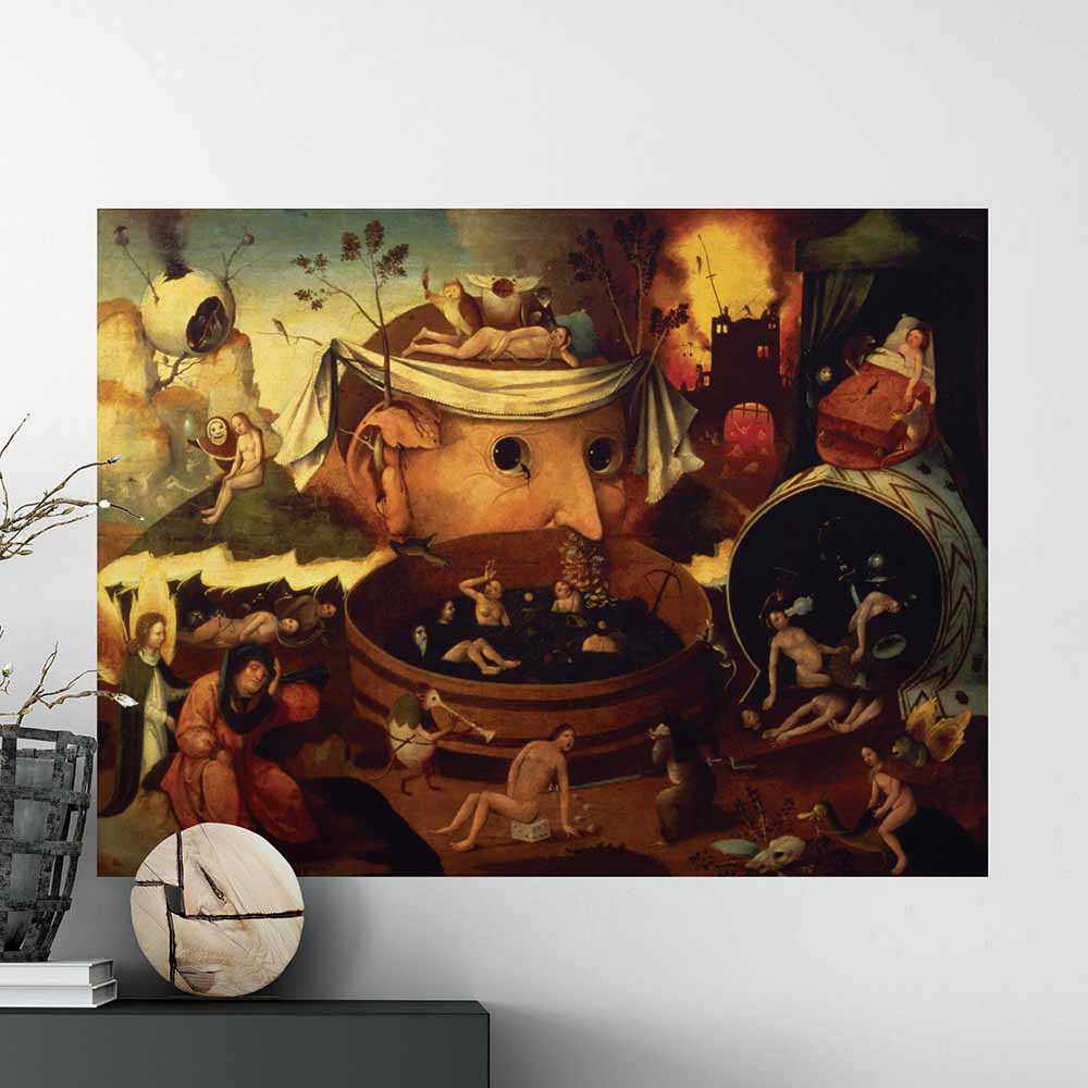 18x24 Tondal's Vision Poster Displayed on Wall