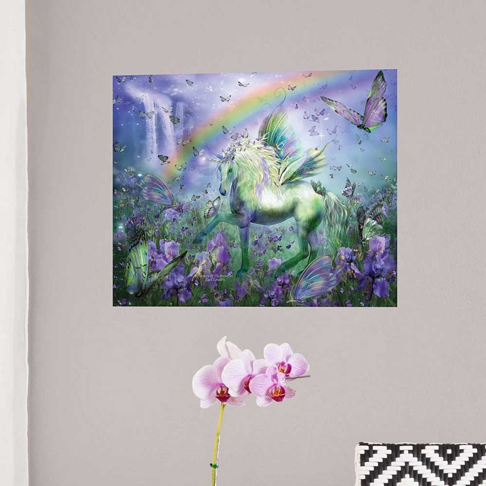 18x24 inch Unicorn Of The Buttys Decal Installed on Wall