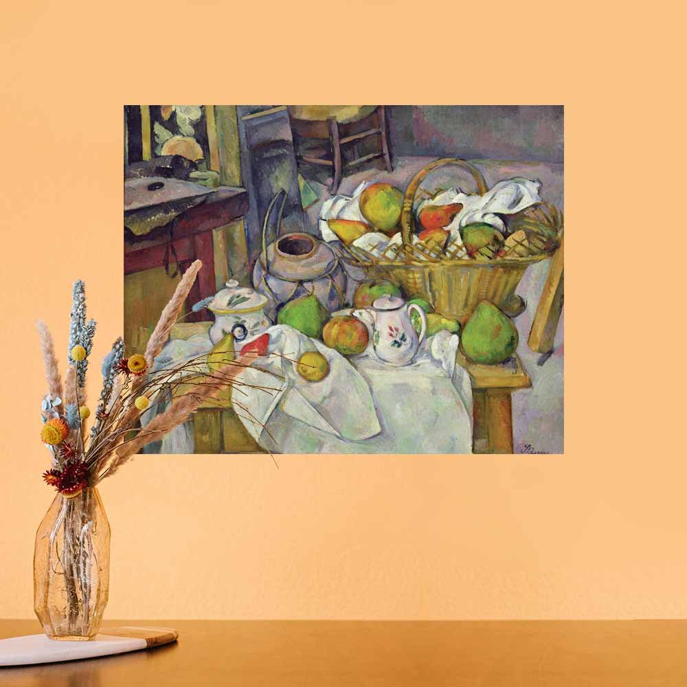 24 inch Still Life with Basket Displayed on Wall