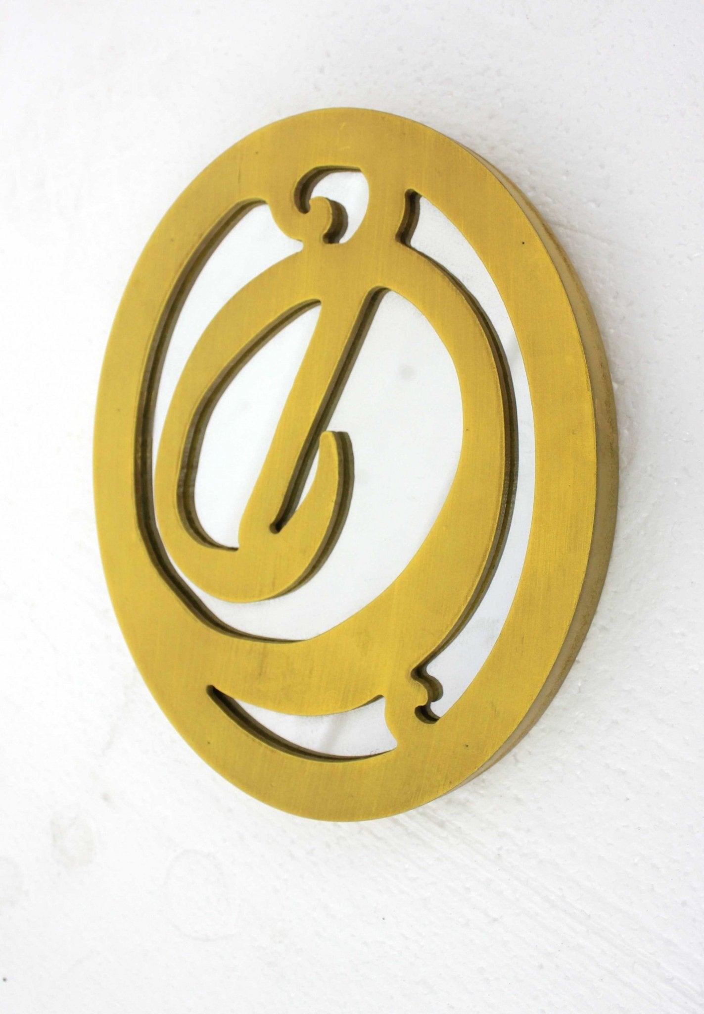 Cottage Style Letter D Wood Wall Decor | 8