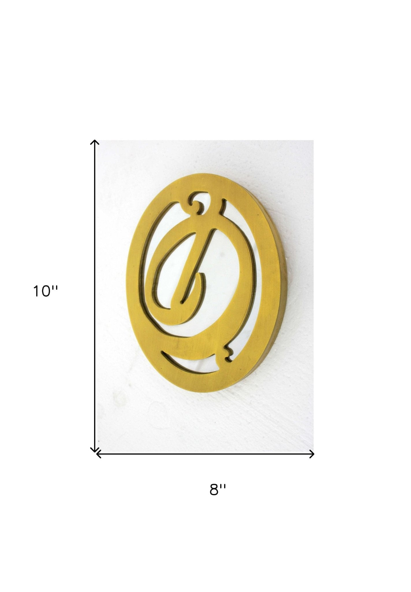 Cottage Style Letter D Wood Wall Decor | 8