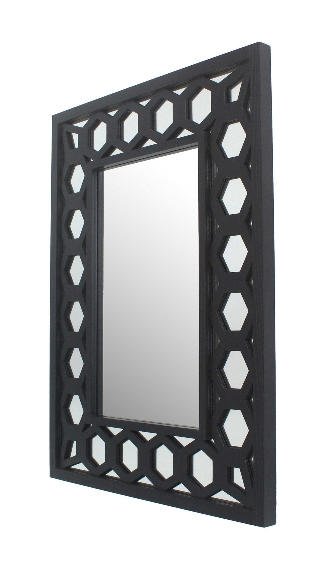 Black Accent Wall Mirror | 30