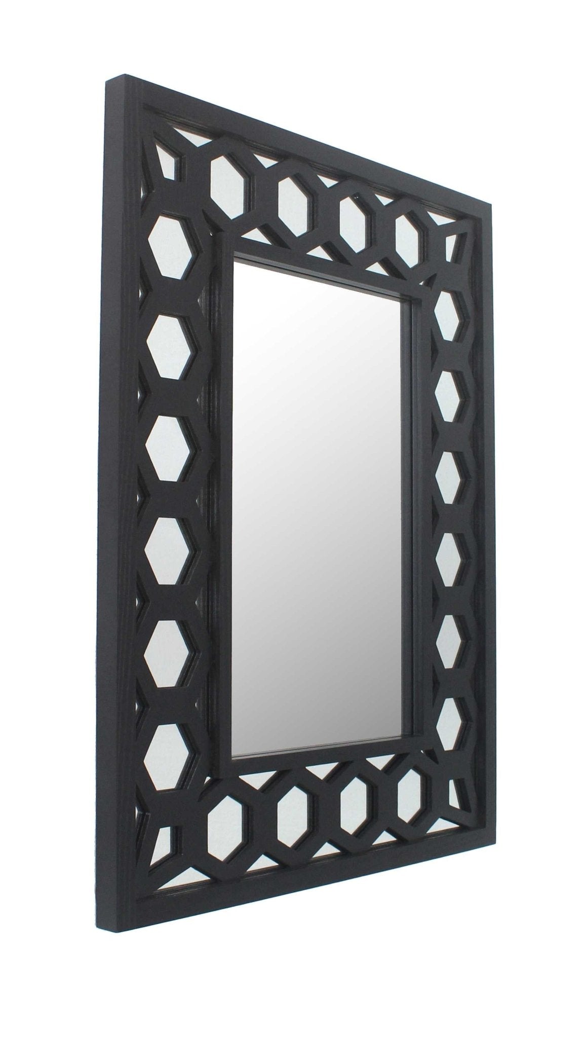 Black Accent Wall Mirror | 30