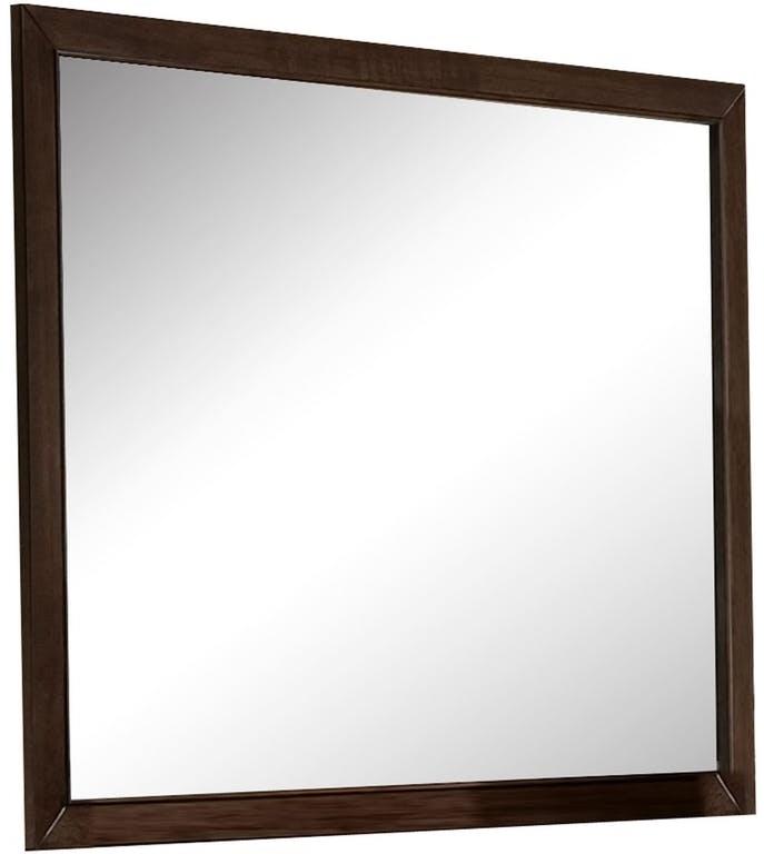 Espresso Wooden Rectangular Vanity Wall Mirror | 35