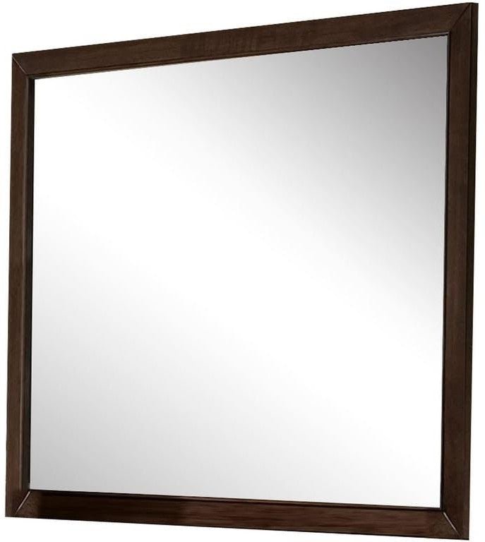 Espresso Wooden Rectangular Vanity Wall Mirror | 35