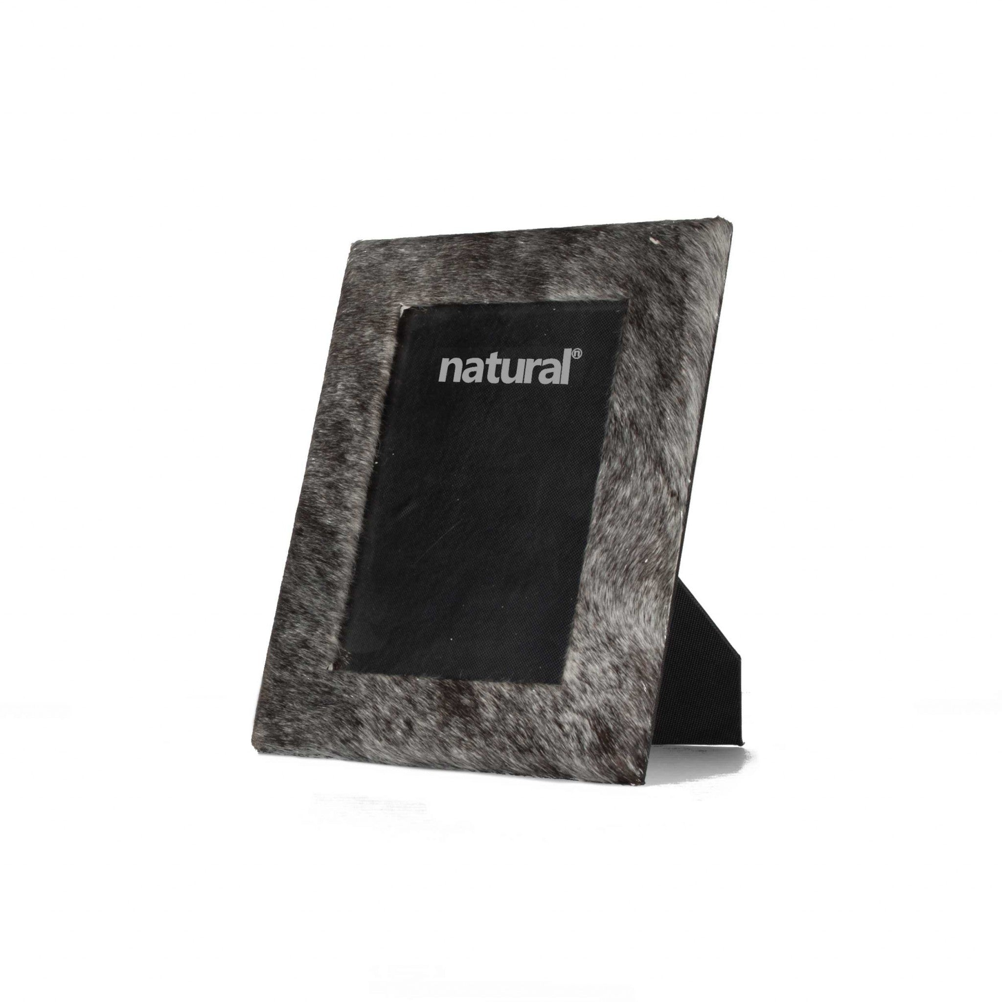 Gray  Cowhide Picture Frame | 4