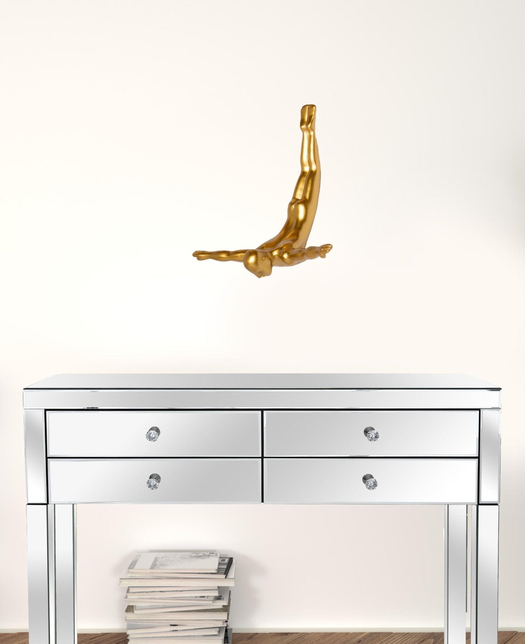 3D Cliff Diver Wall Art (5 Colors Available)