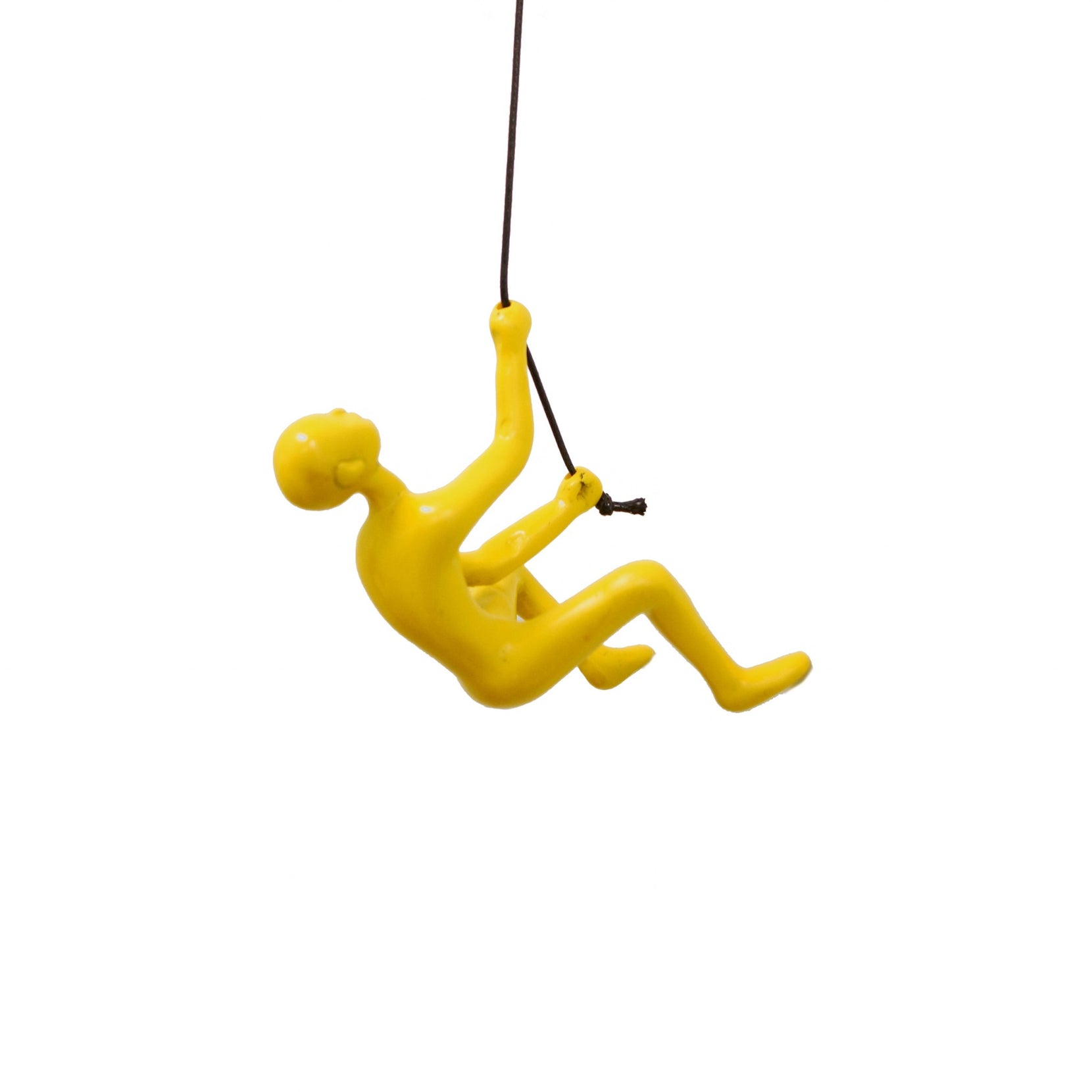 Unique Yellow Climbing Man Wall Art | 3