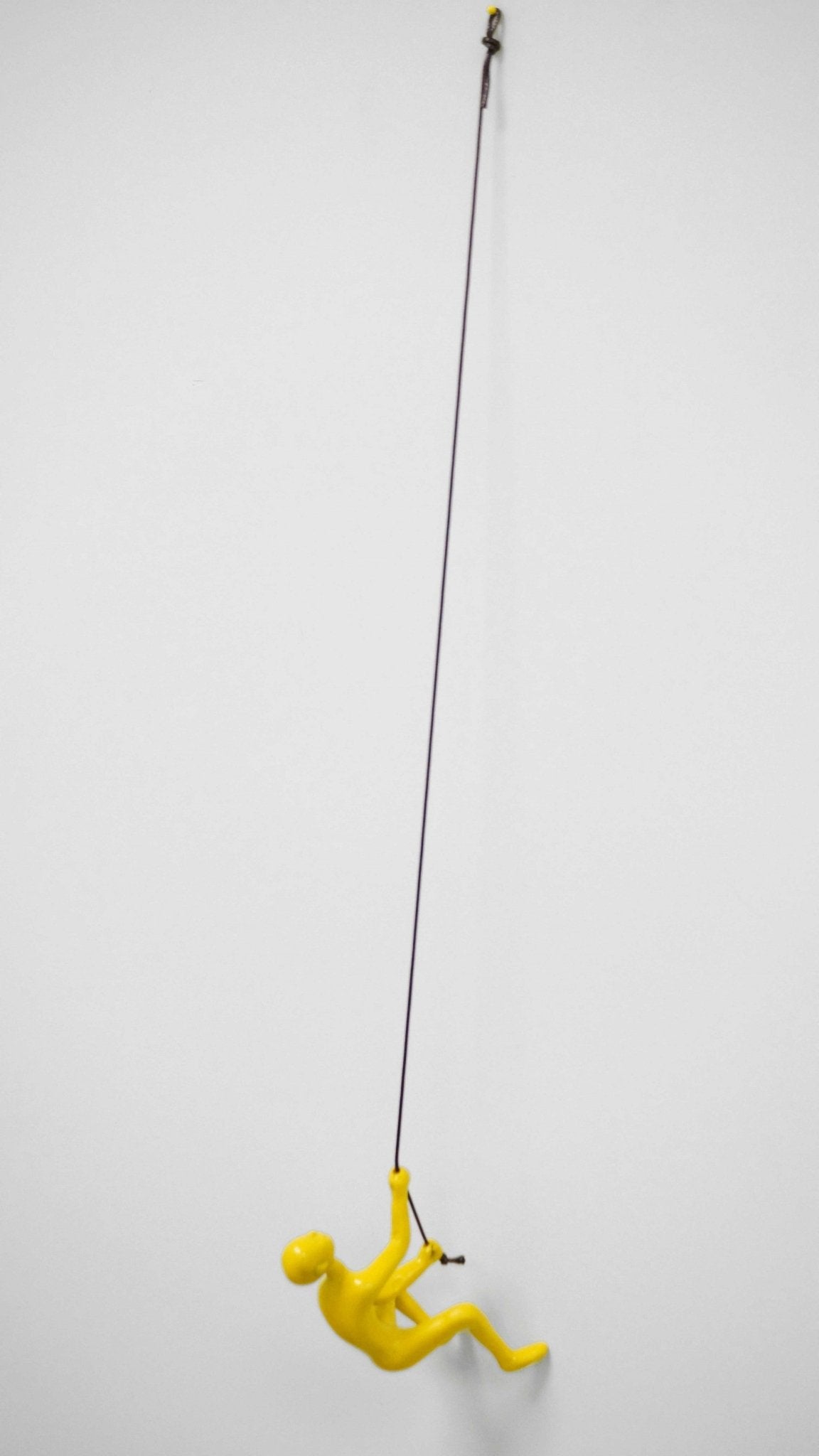 Unique Yellow Climbing Man Wall Art | 3