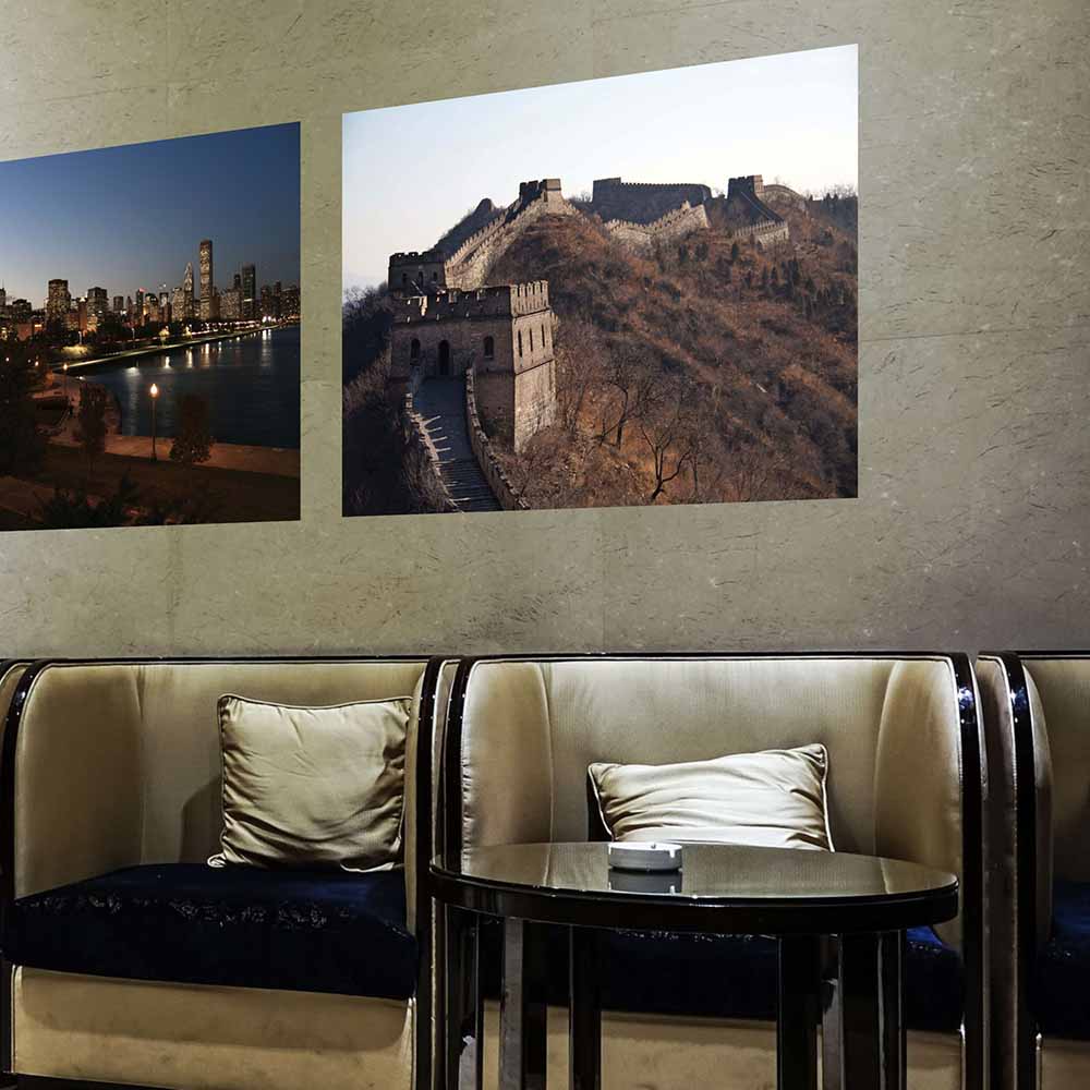 36 inch Windy Wall Gloss Poster Displayed in Lounge