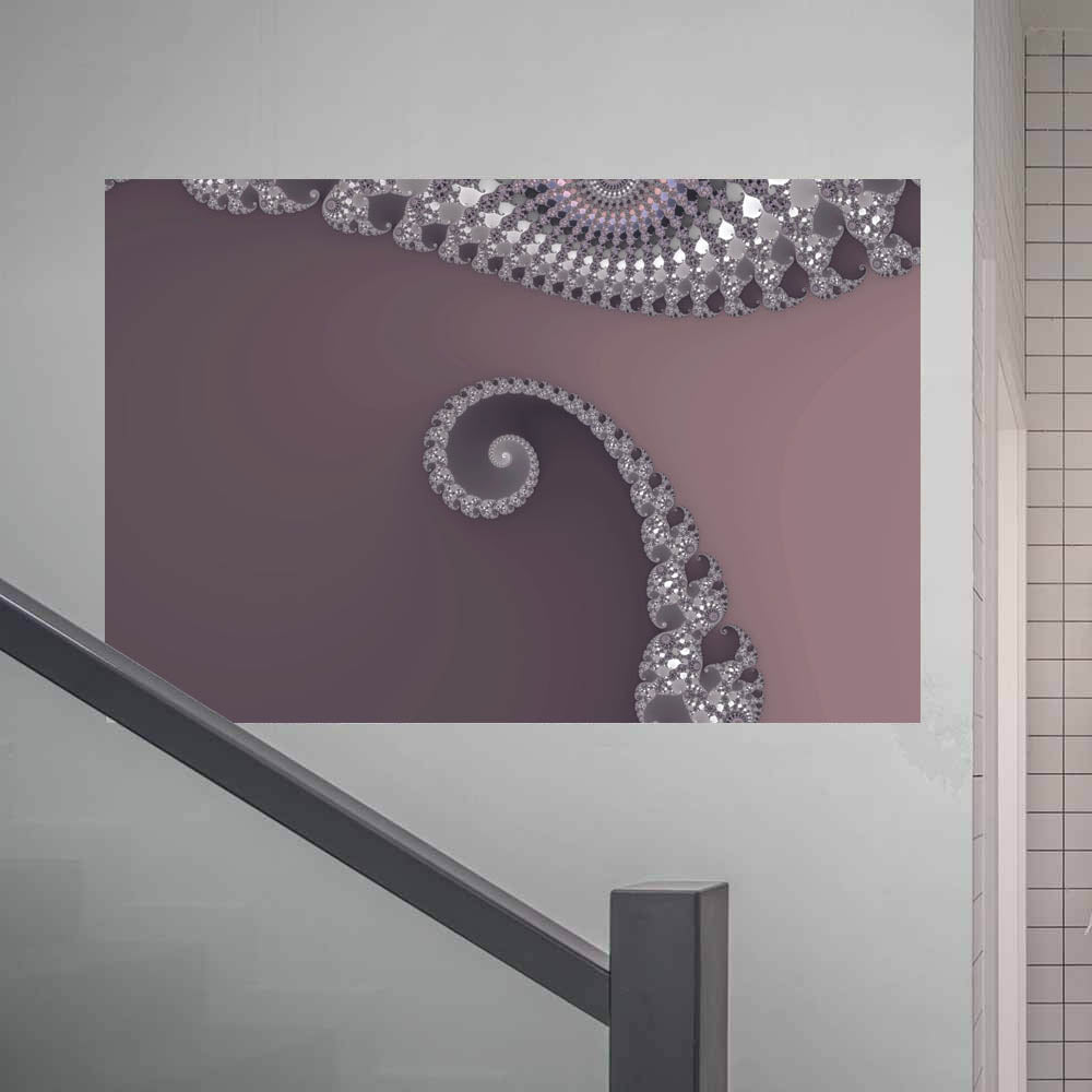 36 inch Bugtail Wall Decal Installed in Stairway Landing