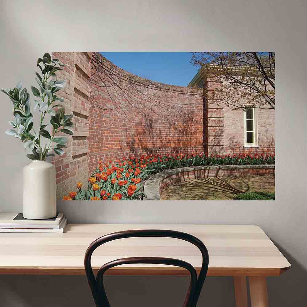 36 inch Baker Wall Poster Displayed Above Table