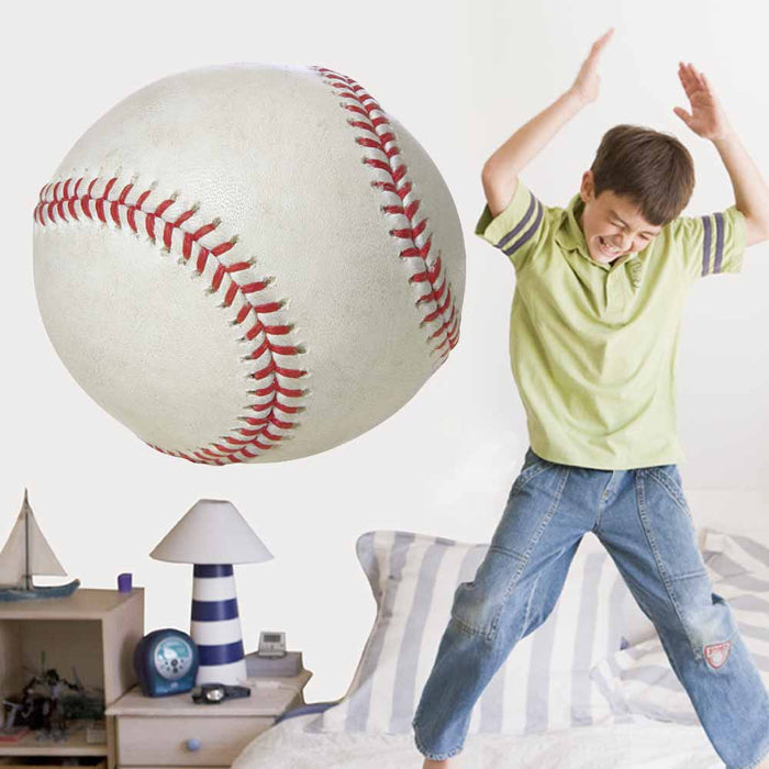 36 inch Baseball Wall Decal Installed in Boys Room