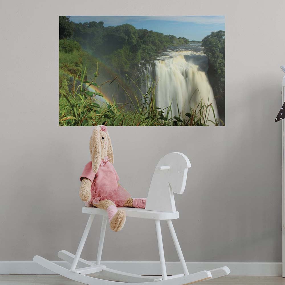 24x36 inch Devil's Cataract Waterfall Poster Displayed in Nursery