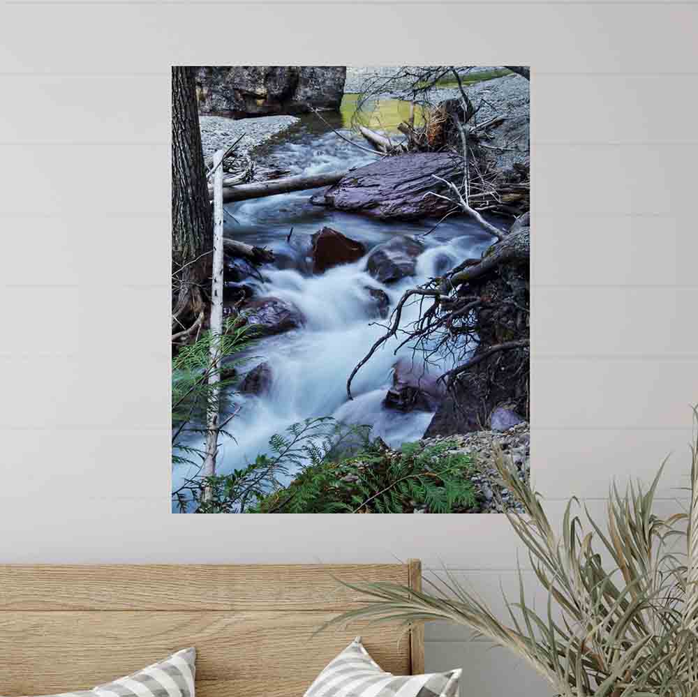 29x36 inch Fast Stream Poster Displayed Above Seating