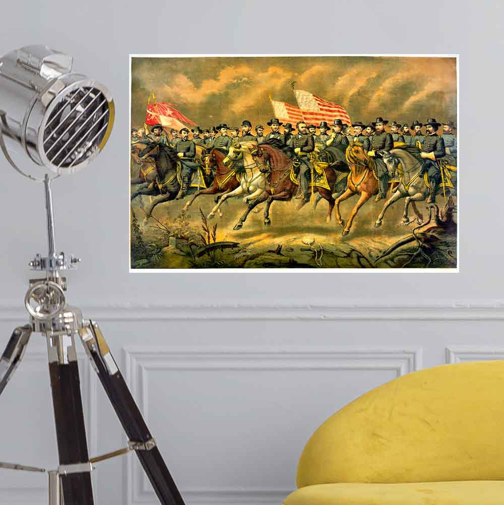 24x36 inch Grant & Generals Decal Installed in Studio