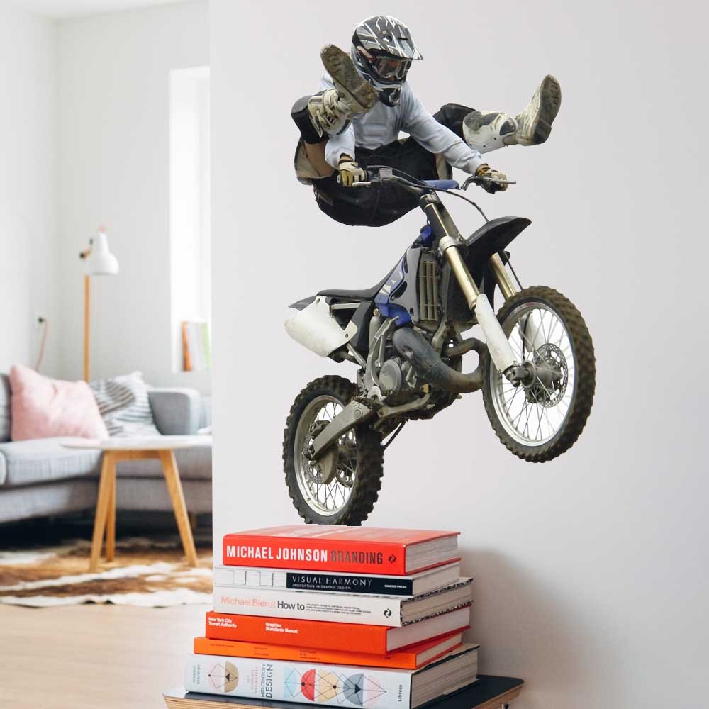 22x36 inch Shaolin Trick Decal Installed in Hallway