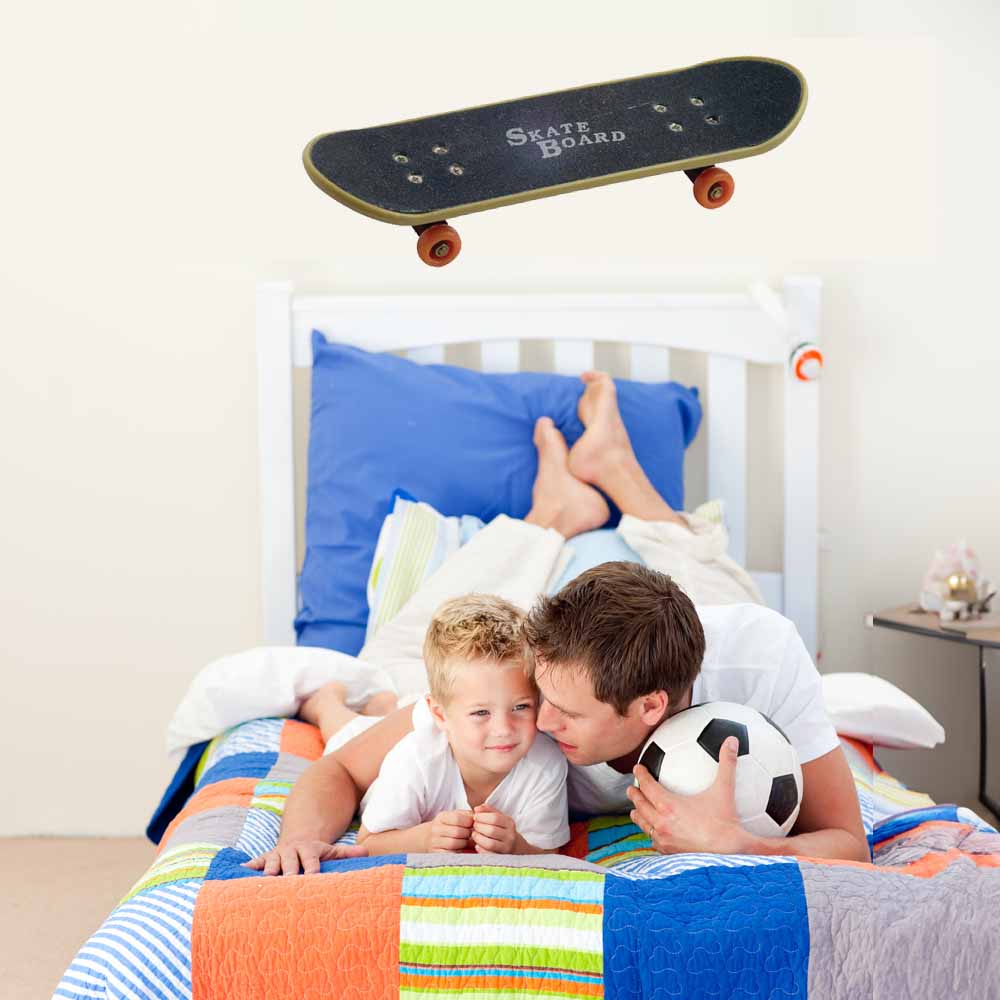 36 inch Skateboard Wall Decal Wall Decal Installed in Boys Room