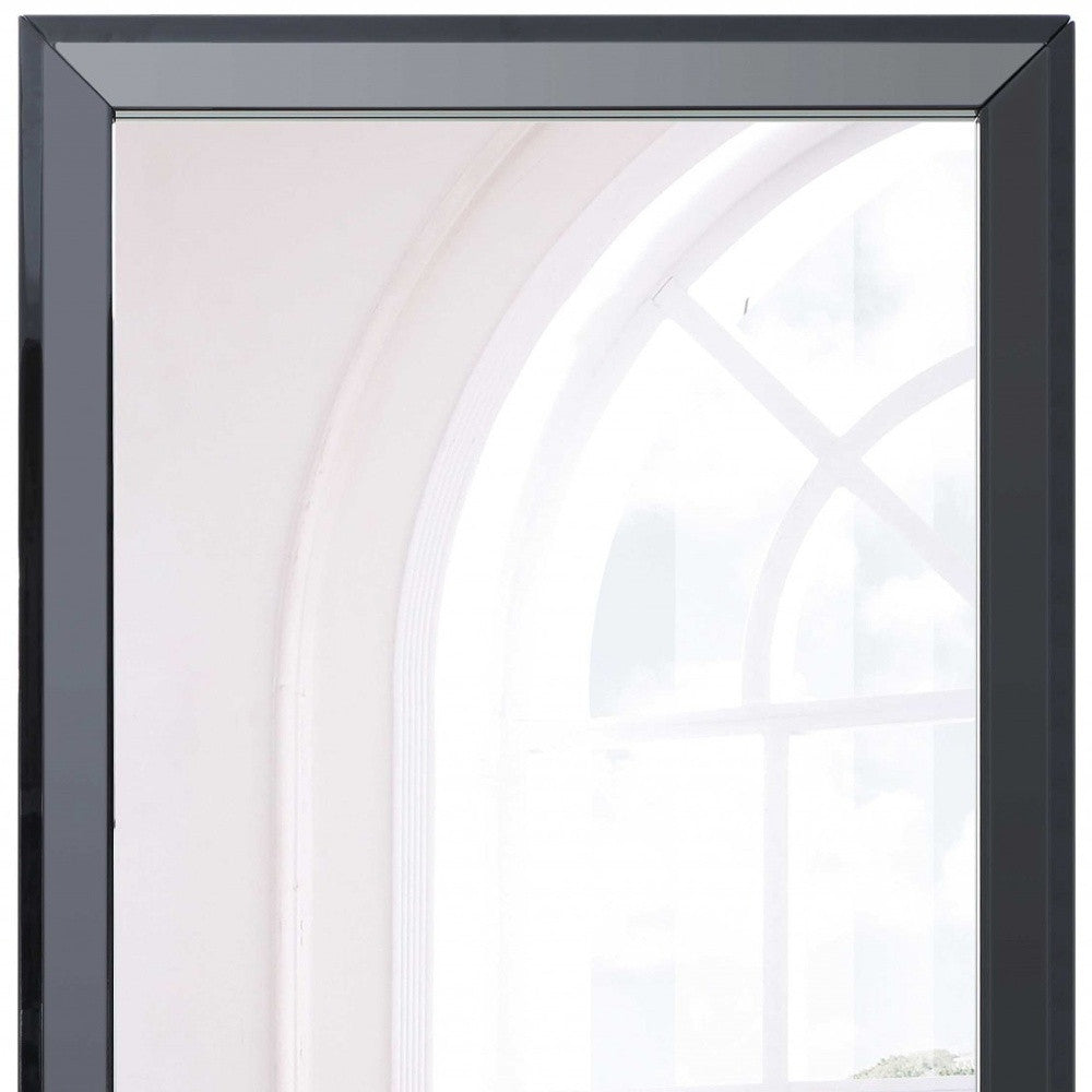 Black Rectangle Accent Wall Mirror | 32