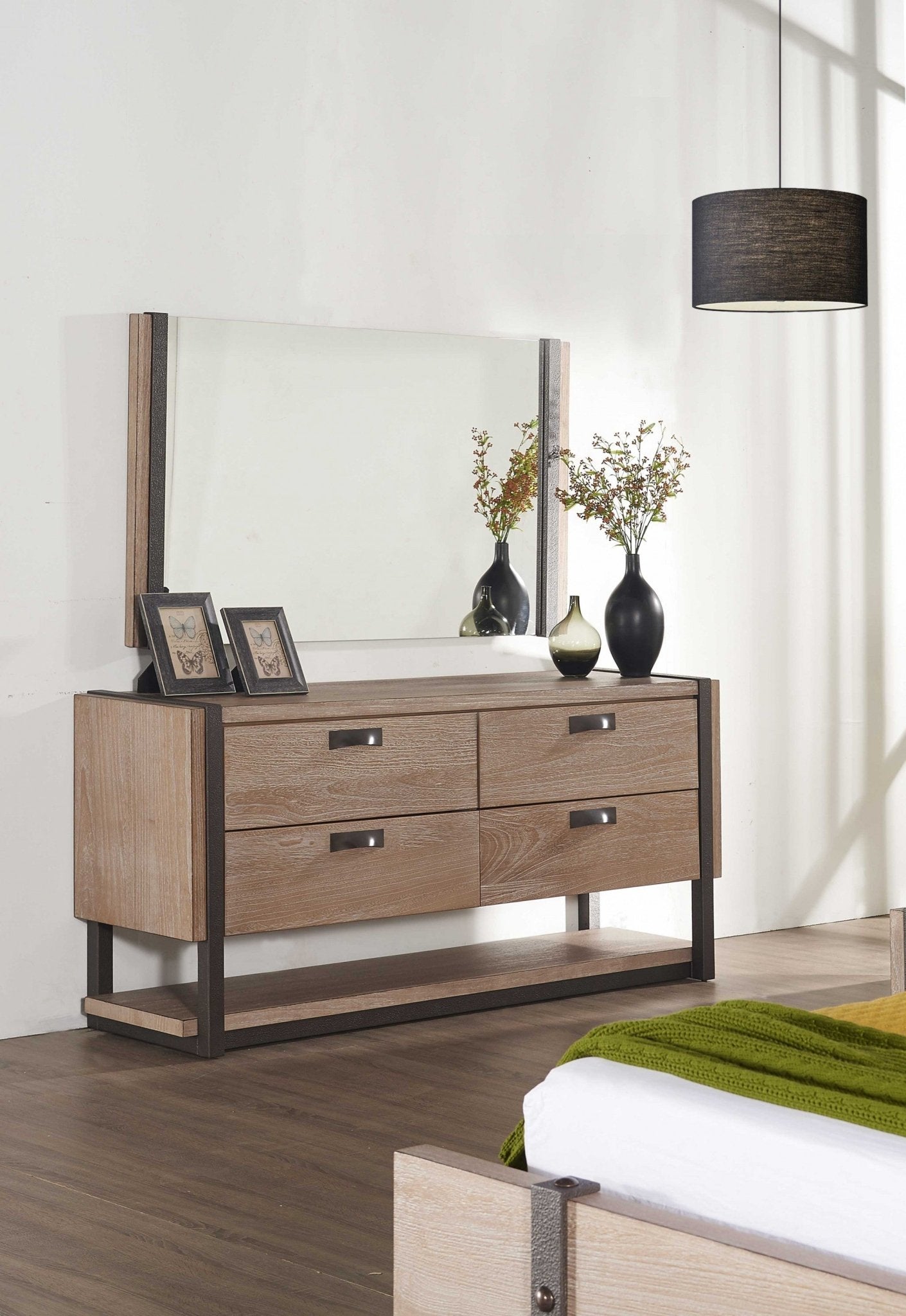 Natural Rectangle Accent Wall Mirror | 35