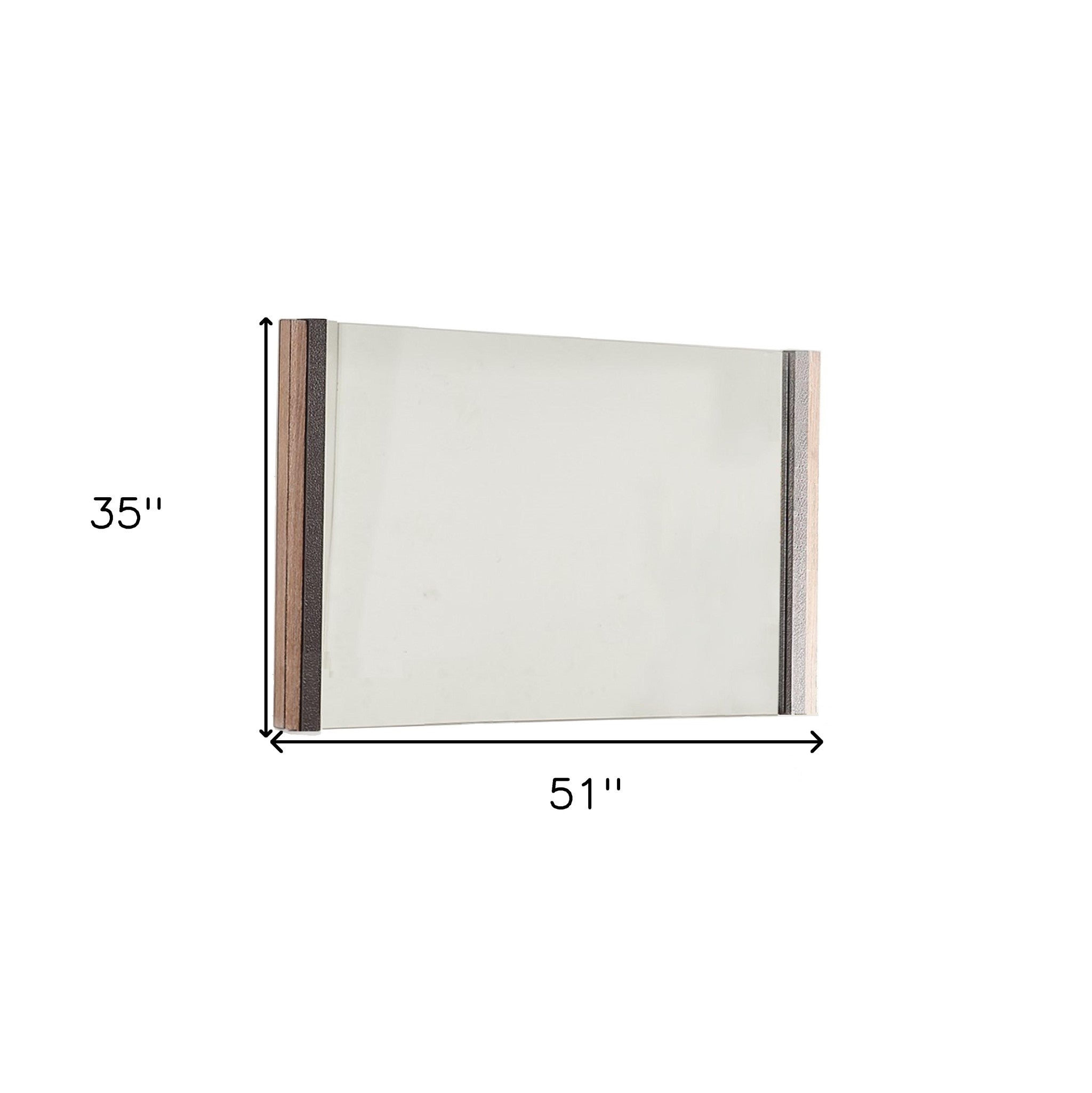Natural Rectangle Accent Wall Mirror | 35
