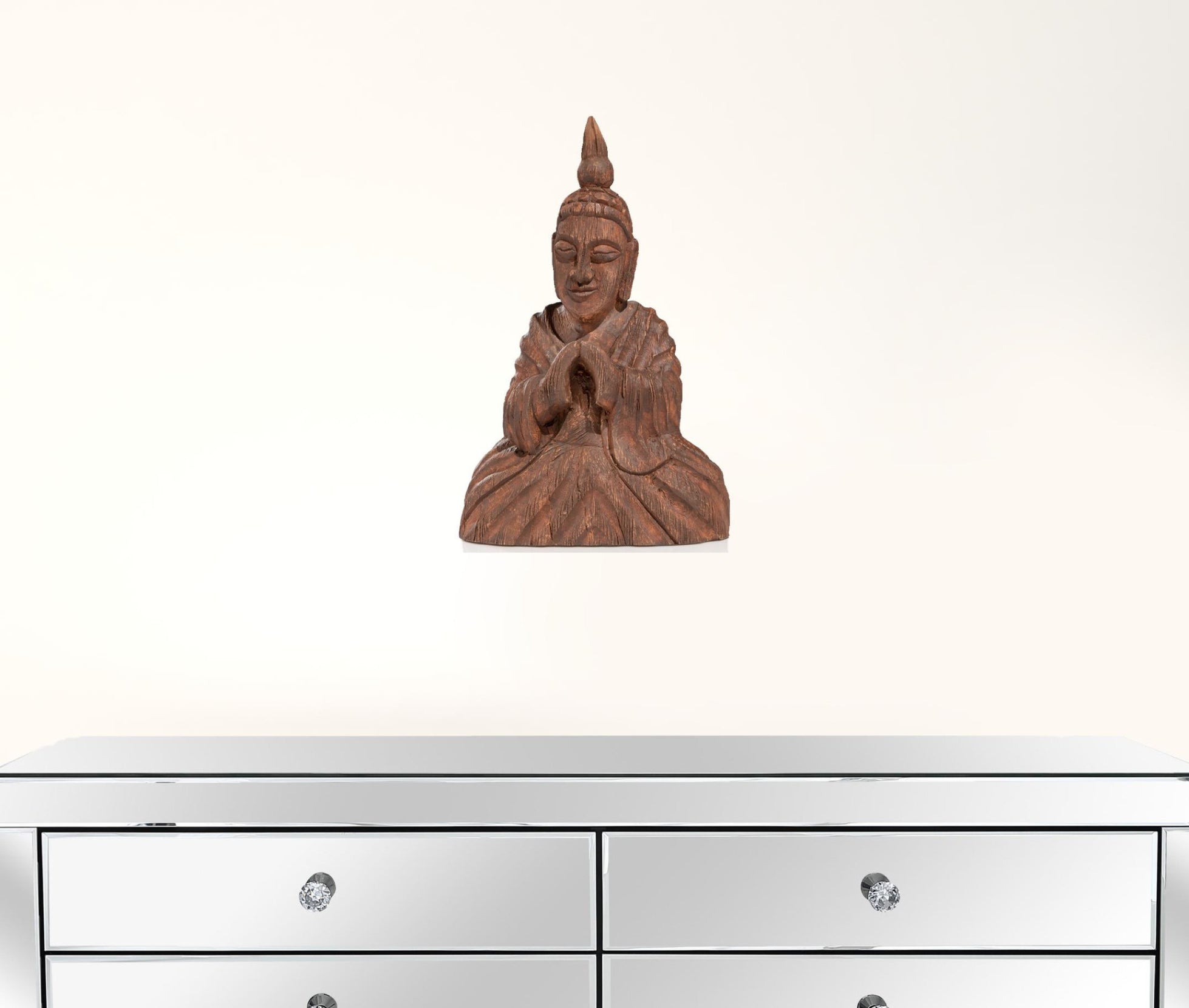 Wooden Seated Buddha Sculpture | 9