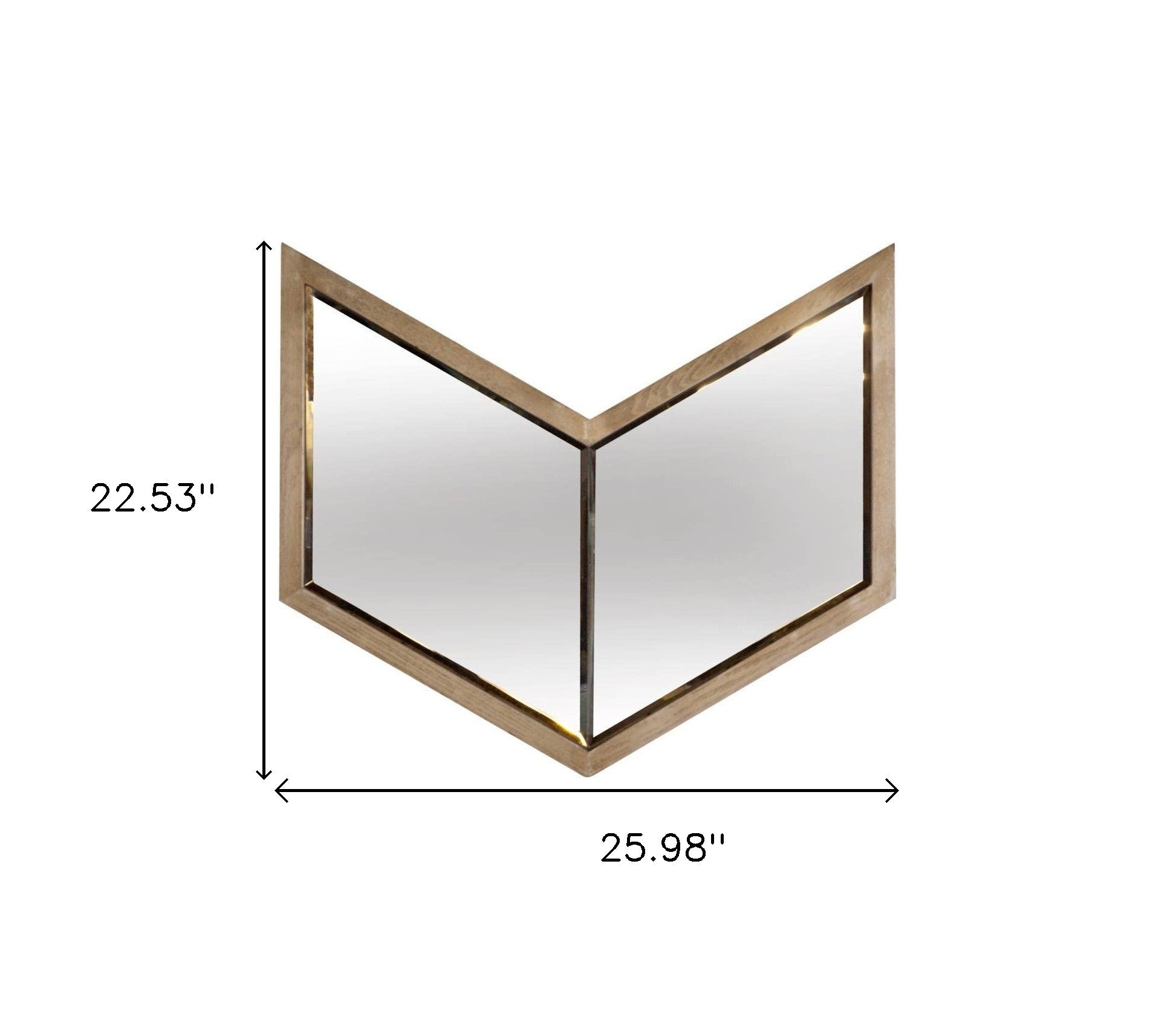 Natural Novelty Accent Wall Mirror| 22.5