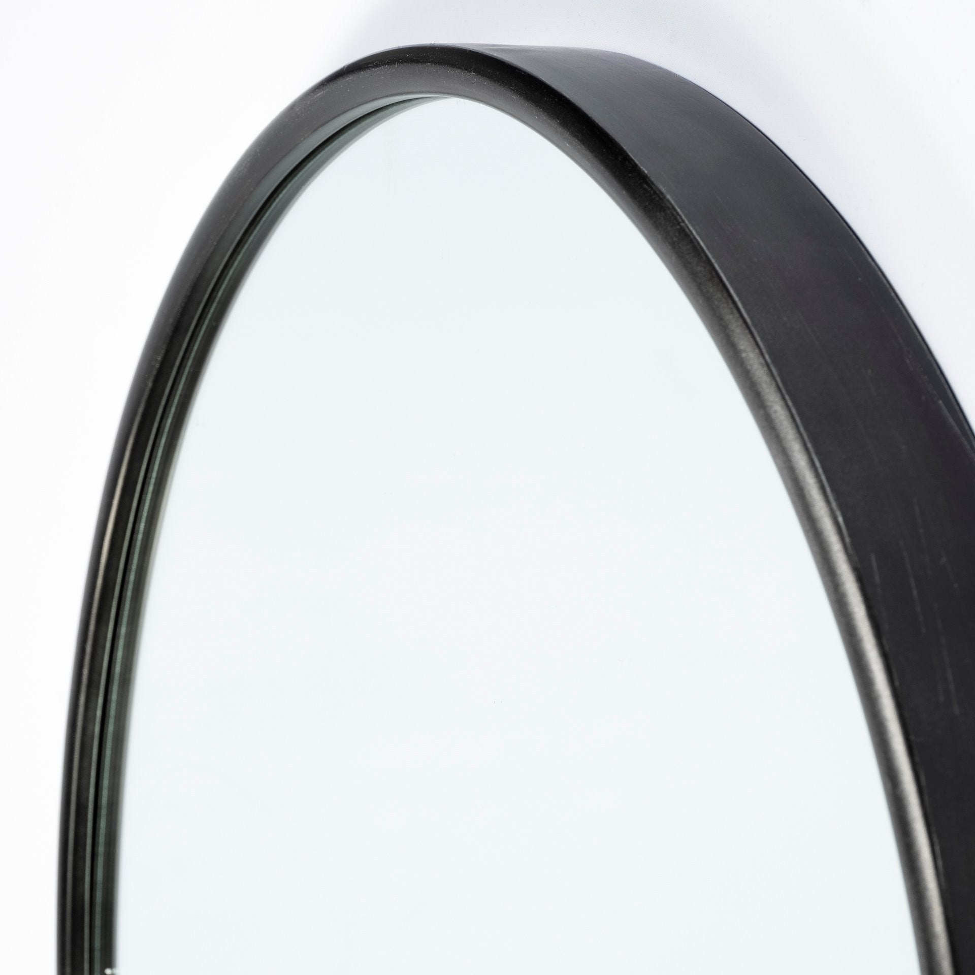 Black Arch Full Length Hanging Metal Wall Mirror | 28