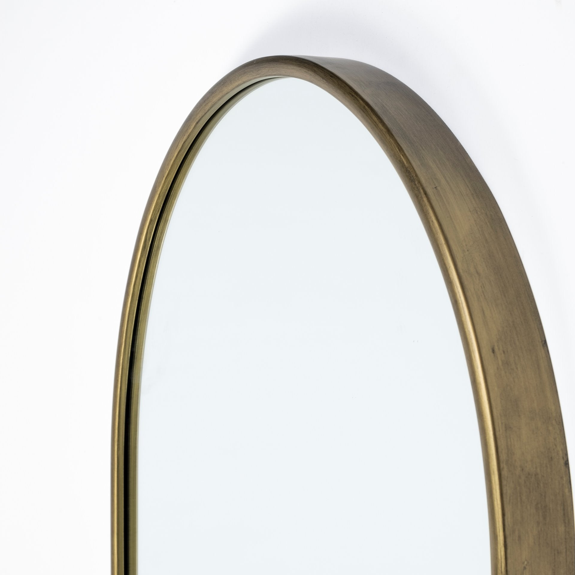 Gold Arch Bathroom Over Vanity Metal Wall Mirror | 28