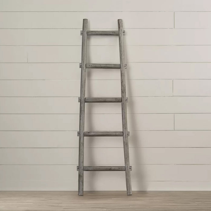 5 Step Decorative Ladder Shelve | 18"x59" (3 Colors Available)