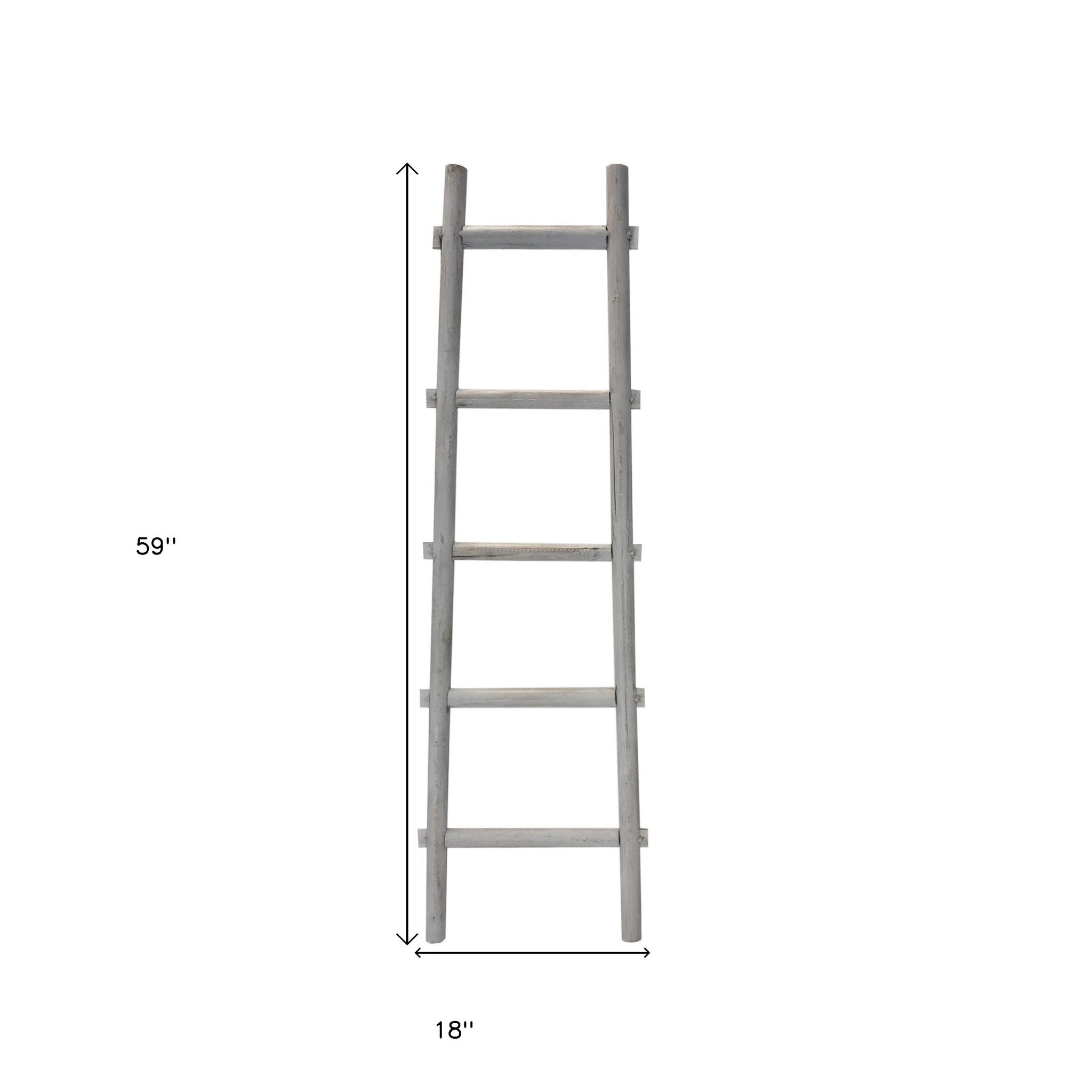 5 Step Decorative Ladder Shelve | 18