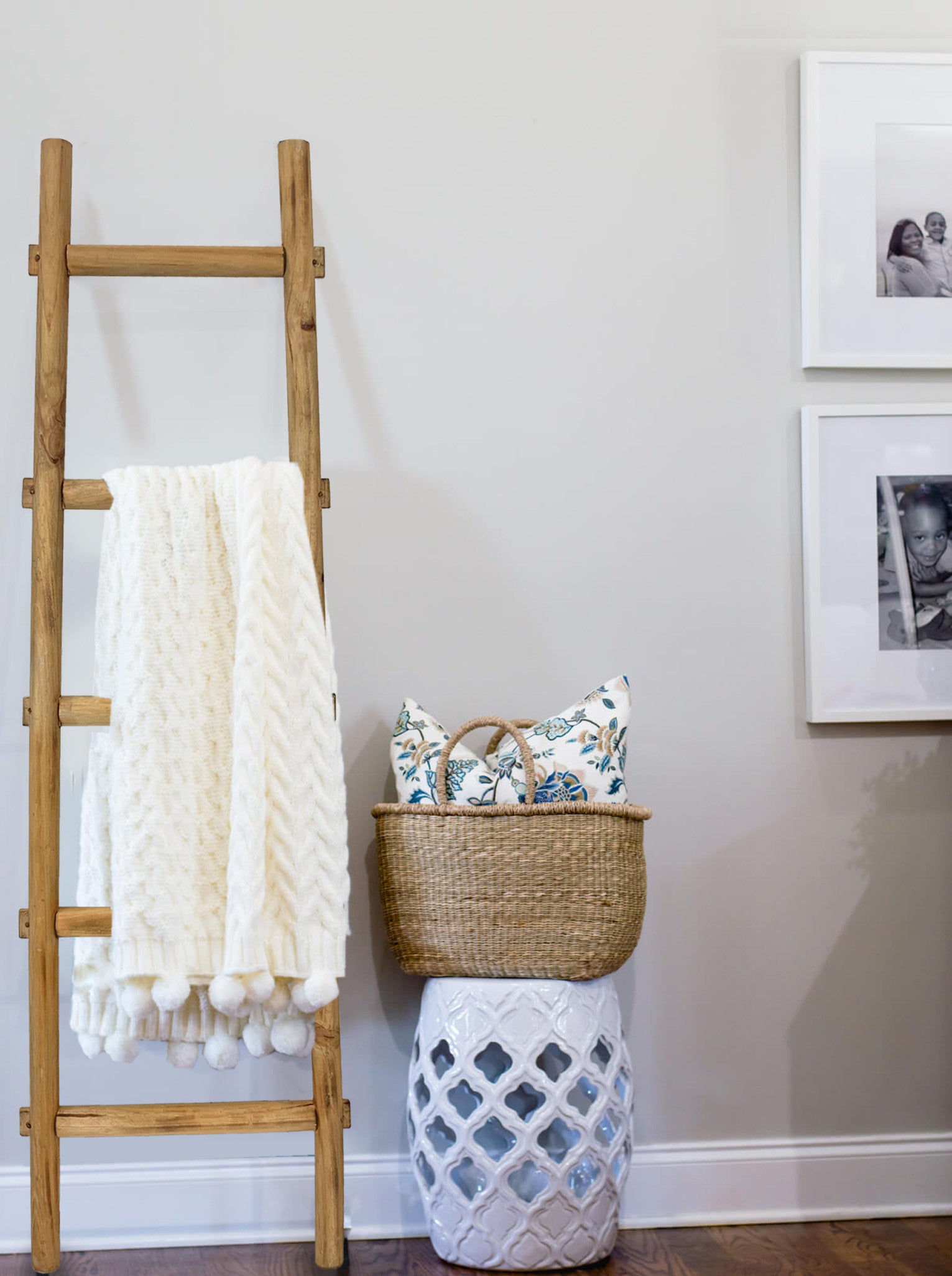 5 Step Decorative Ladder Shelve | 18