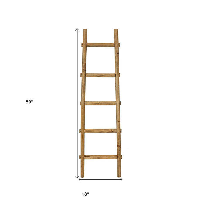 5 Step Decorative Ladder Shelve | 18"x59" (3 Colors Available)