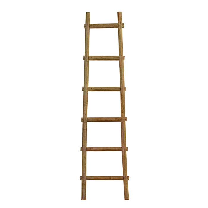 6 Step Decorative Ladder Shelf | 18"x72" (2 Colors Available)