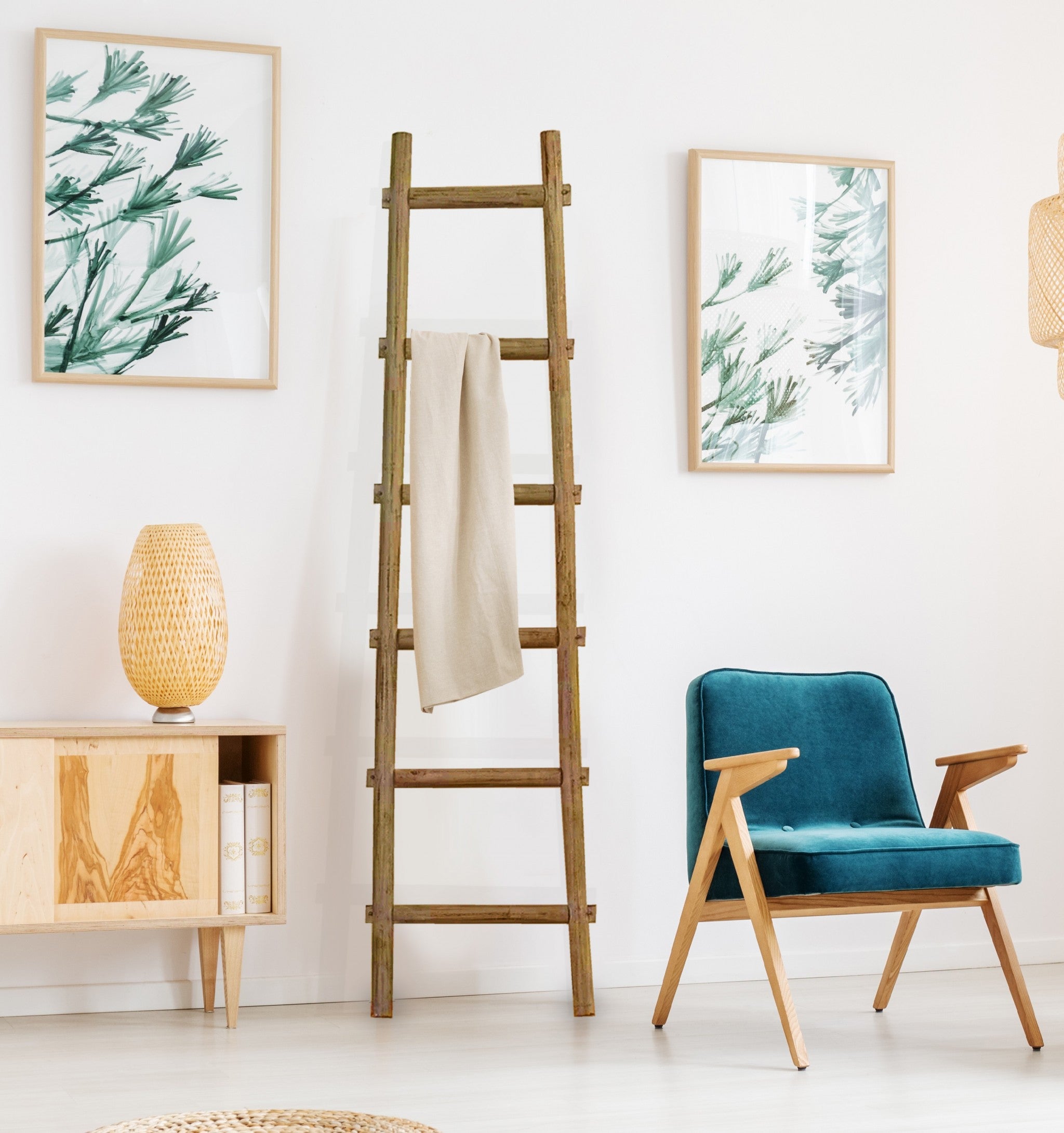 6 Step Decorative Ladder Shelf | 18