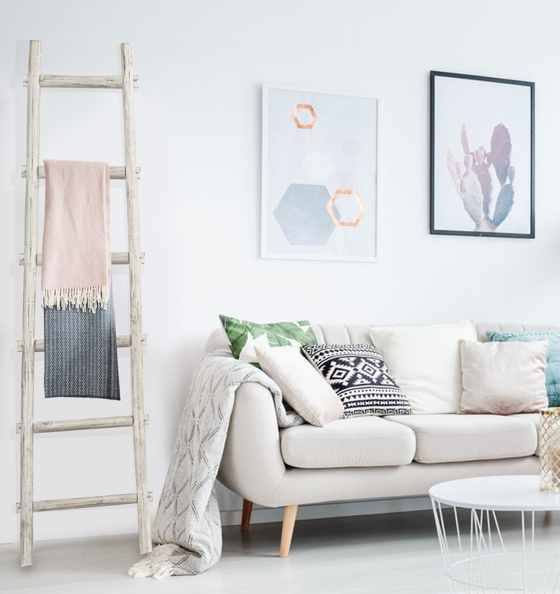 6 Step Decorative Ladder Shelf | 18