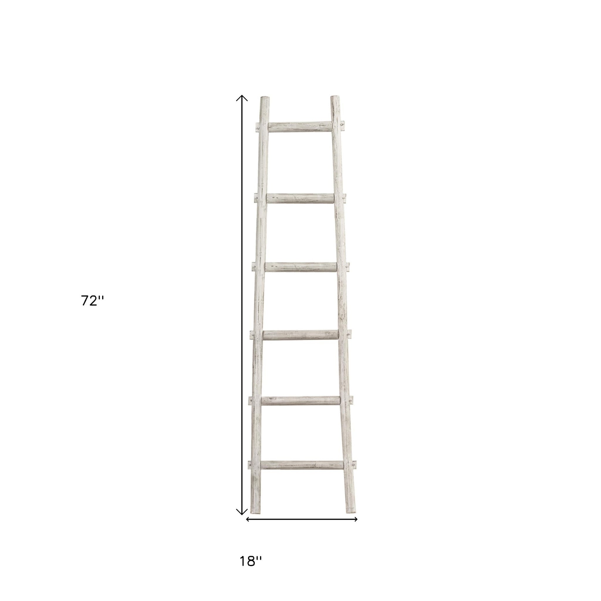 6 Step Decorative Ladder Shelf | 18