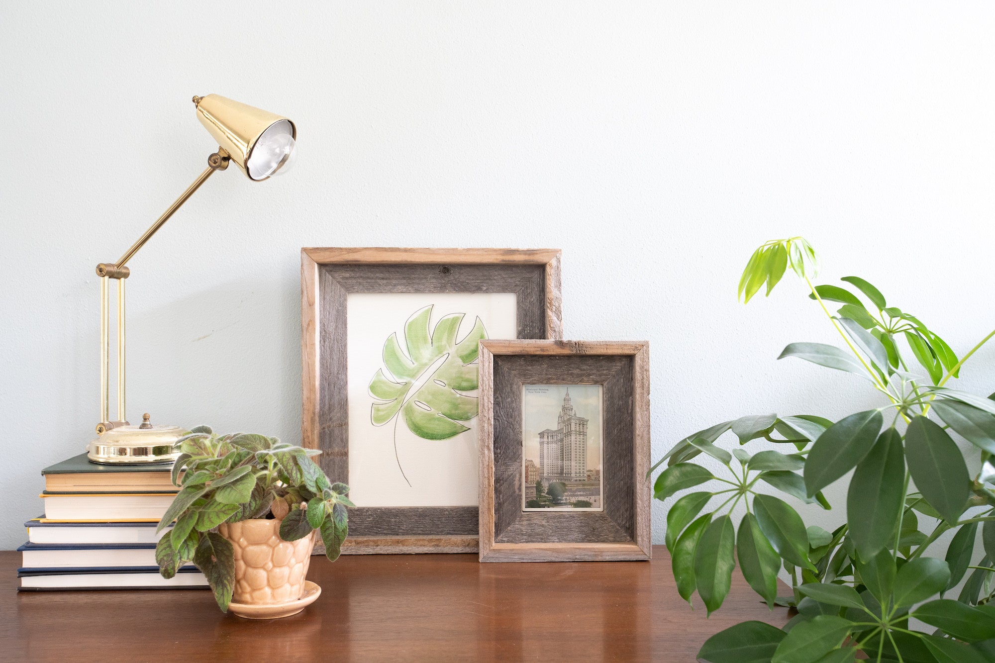 Natural Weathered Grey Picture Frame With Plexiglass Holder | 20
