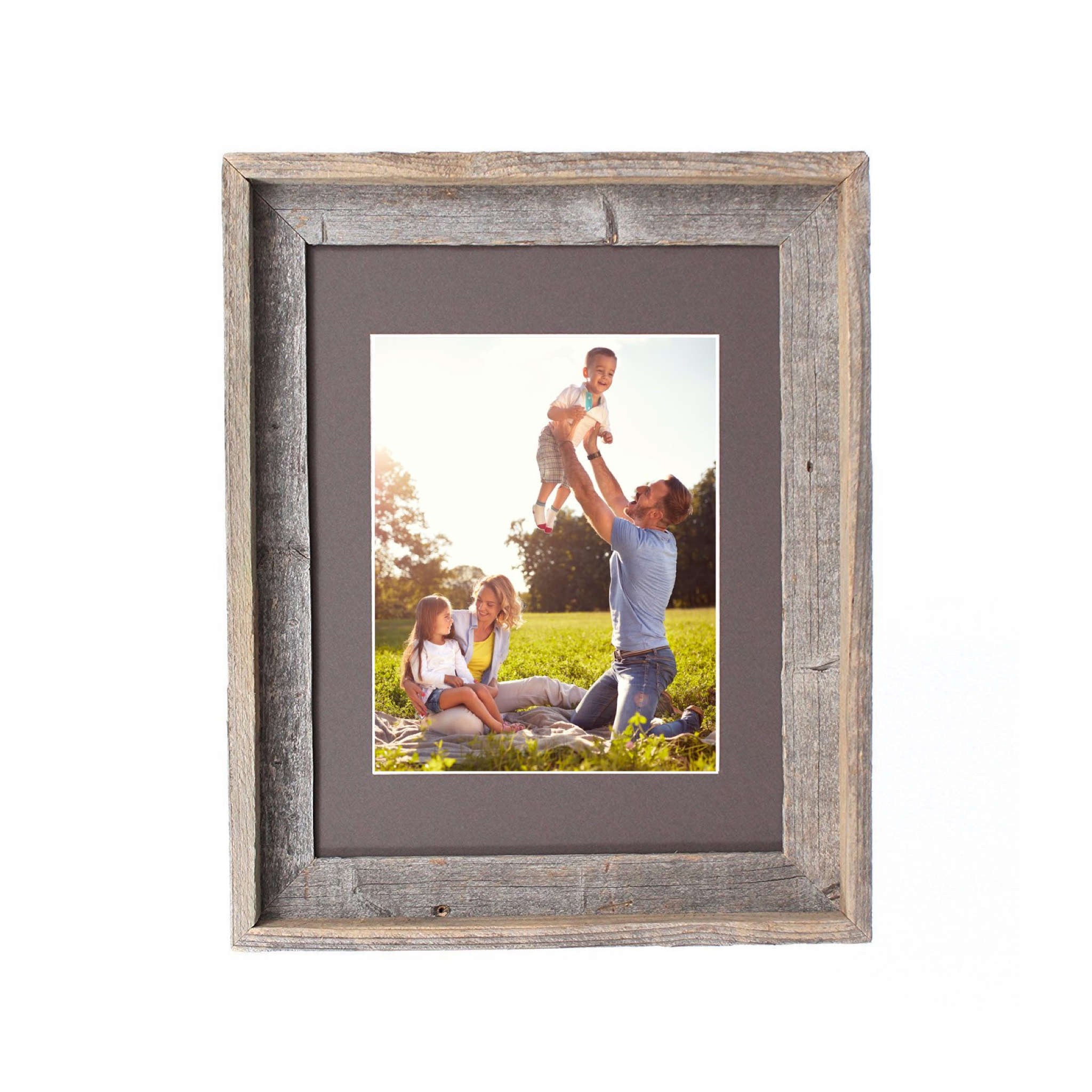 Natural Weathered Grey Picture Frame With Plexiglass Holder | 16