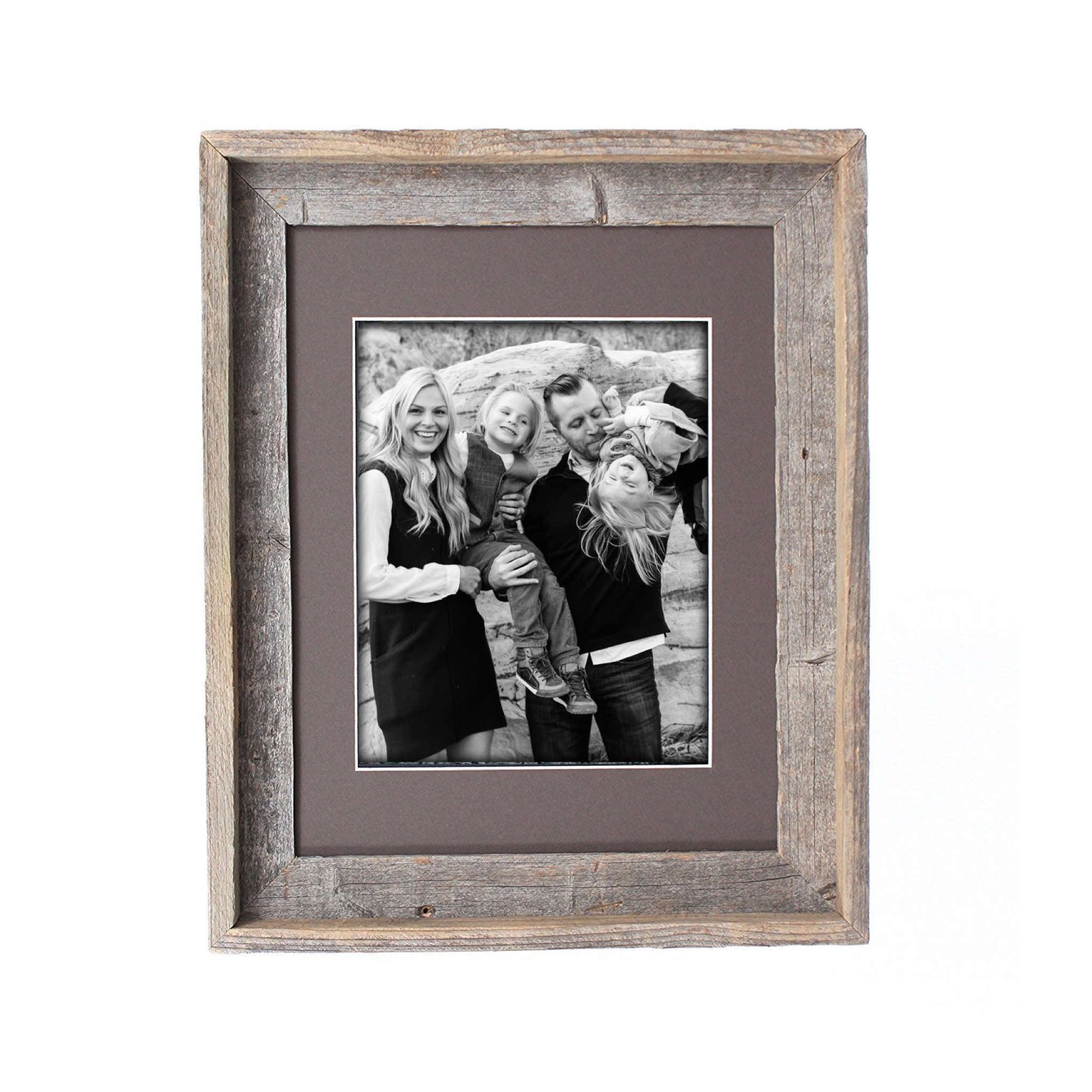 Natural Weathered Grey Picture Frame With Plexiglass Holder | 16