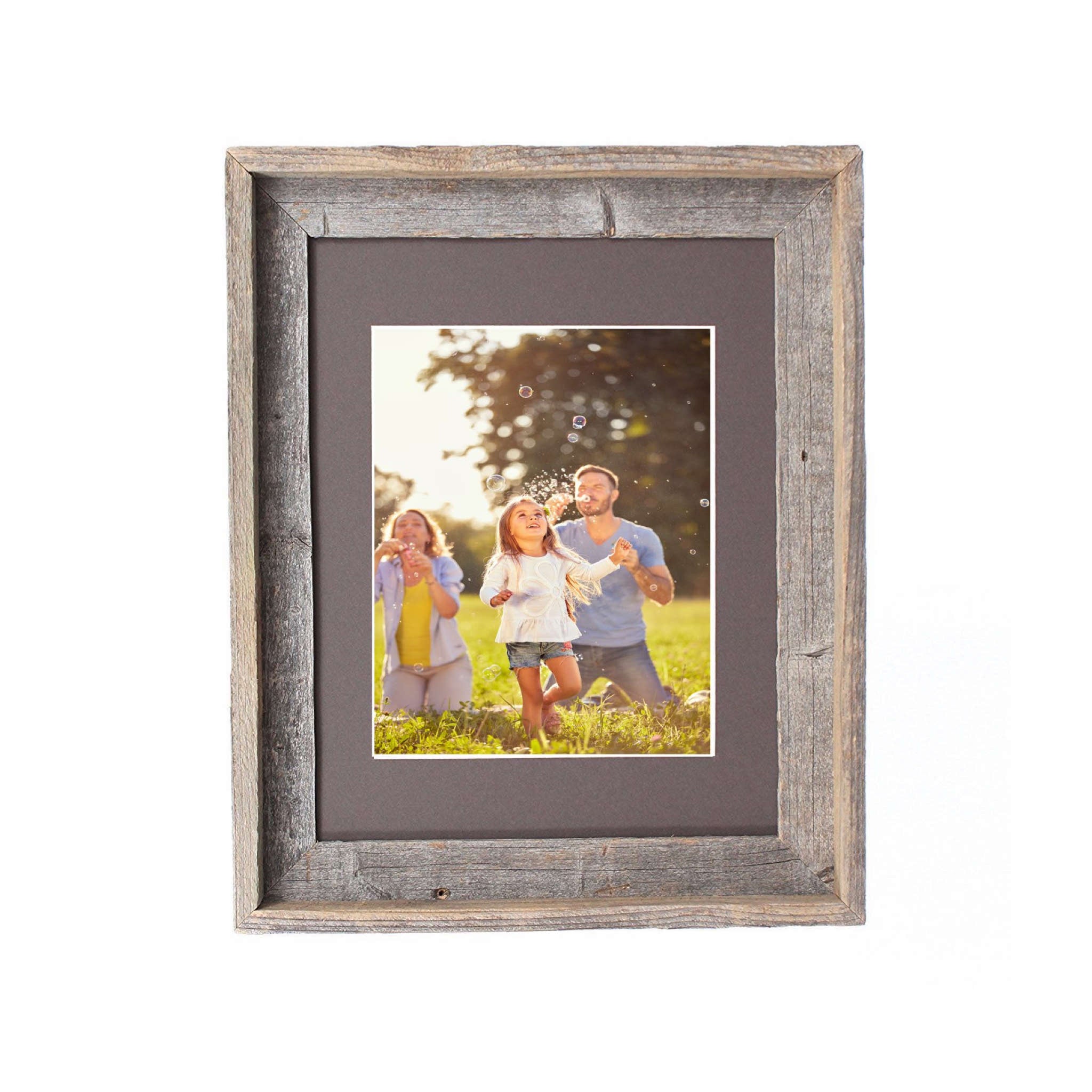 Natural Weathered Grey Picture Frame With Plexiglass Holder | 16