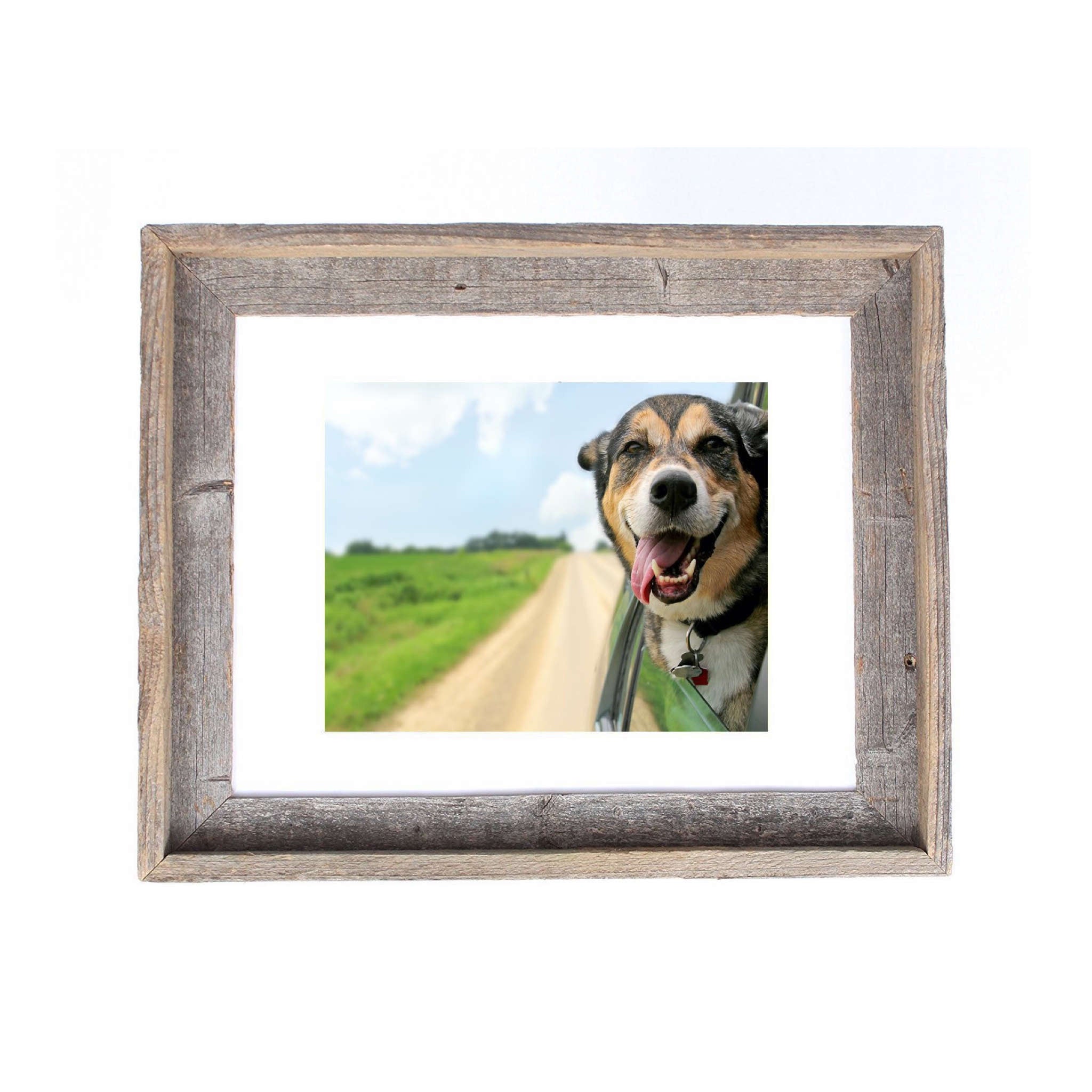 Rustic White Wood Picture Frame | 16