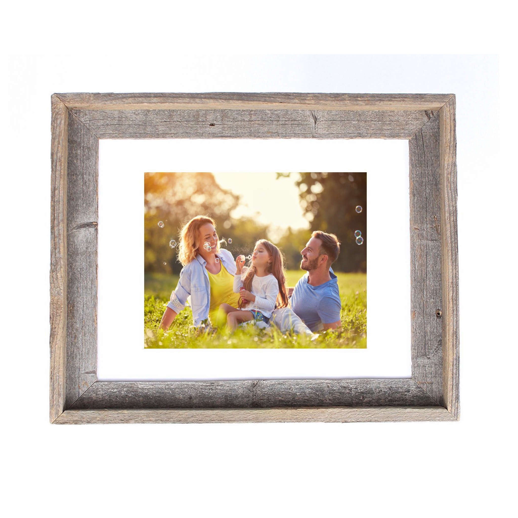 Rustic White Wood Picture Frame | 16