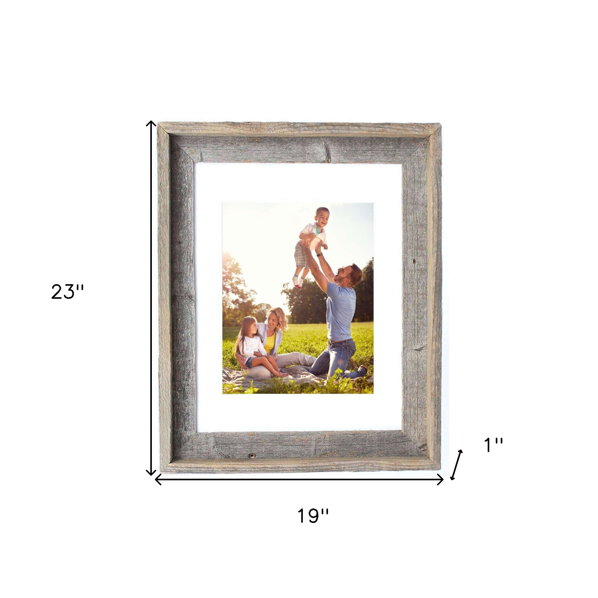 Rustic White Wood Picture Frame | 16