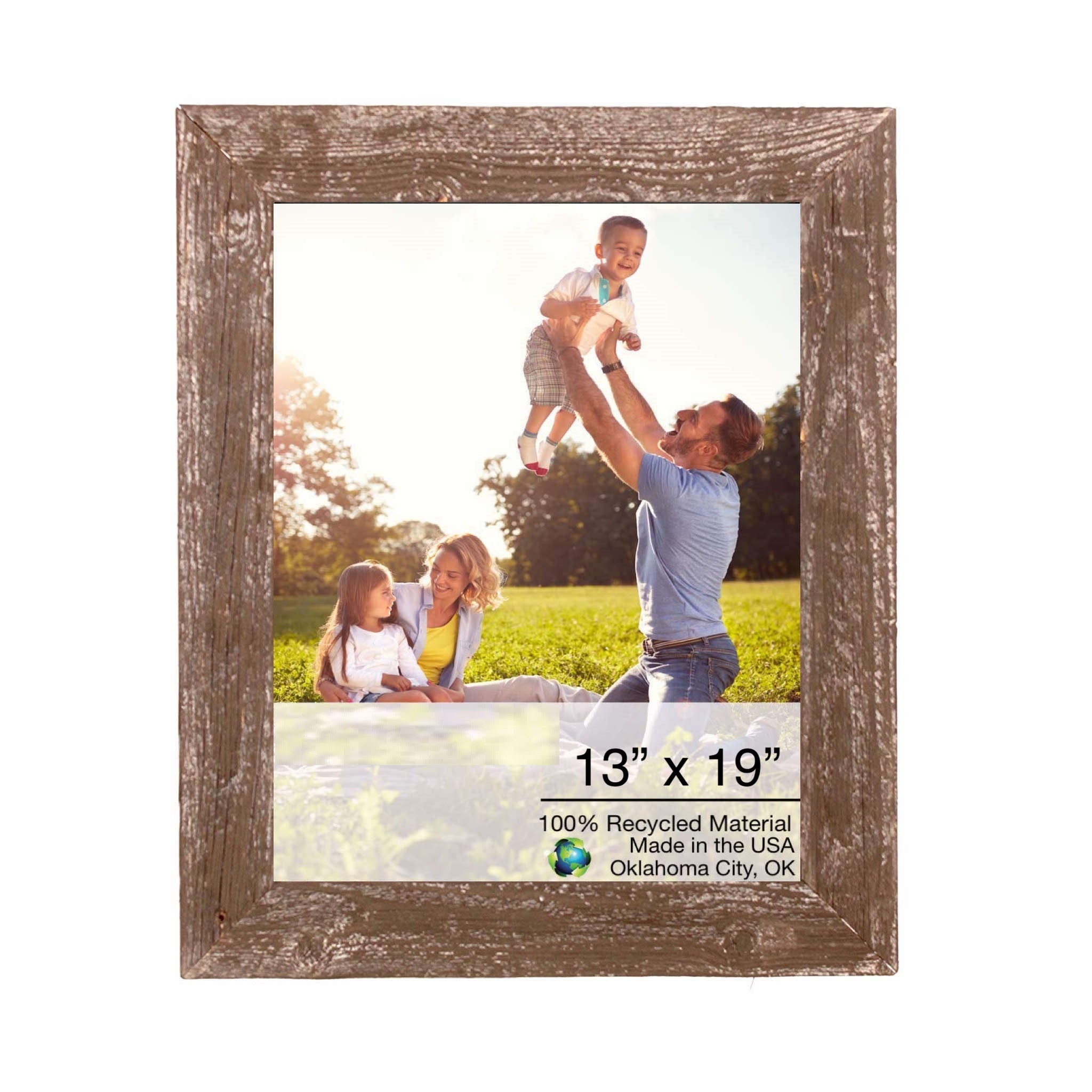 Rustic Espresso Wood Picture Frame | 13