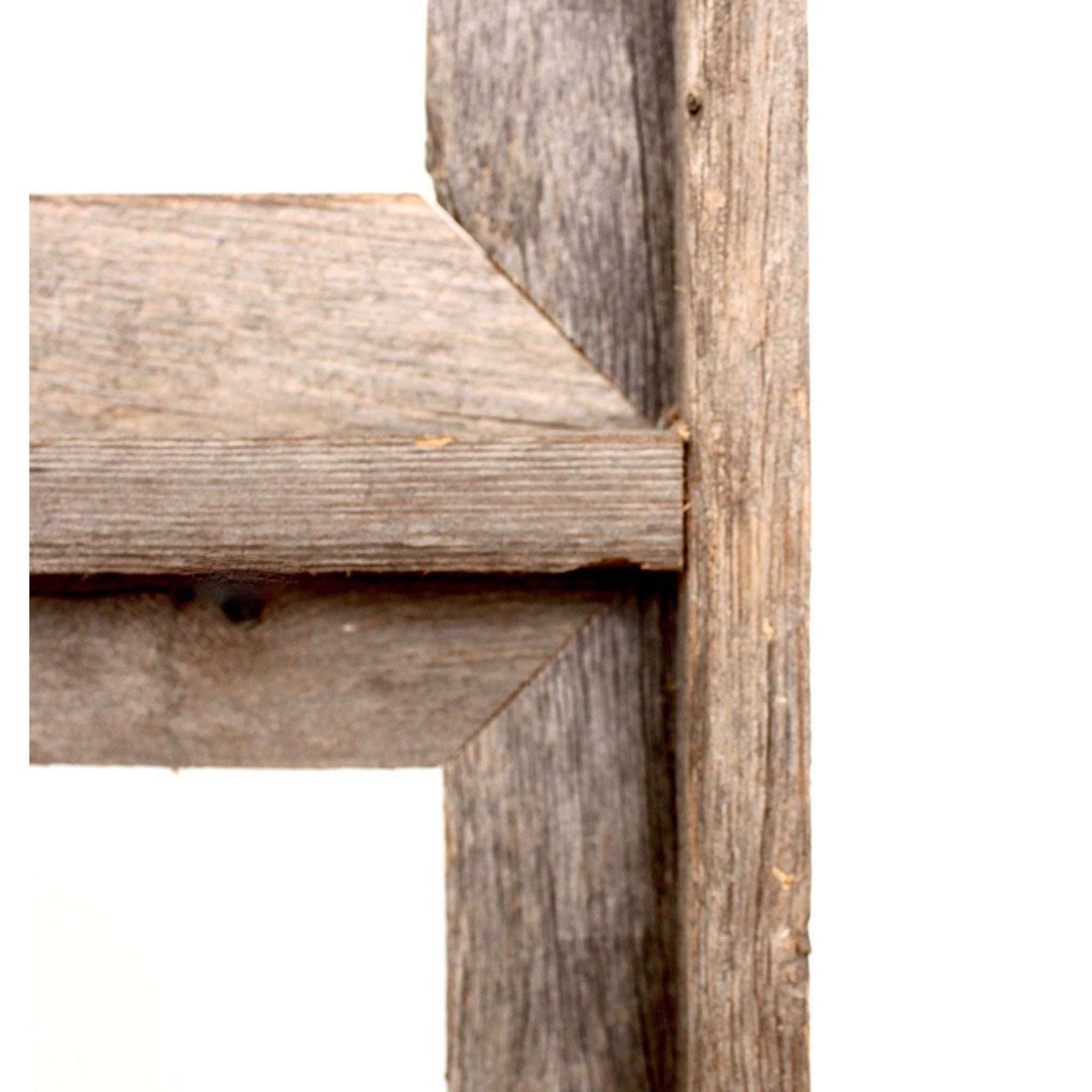 Natural Three Photo Weathered Grey Wood Picture Frame | 5